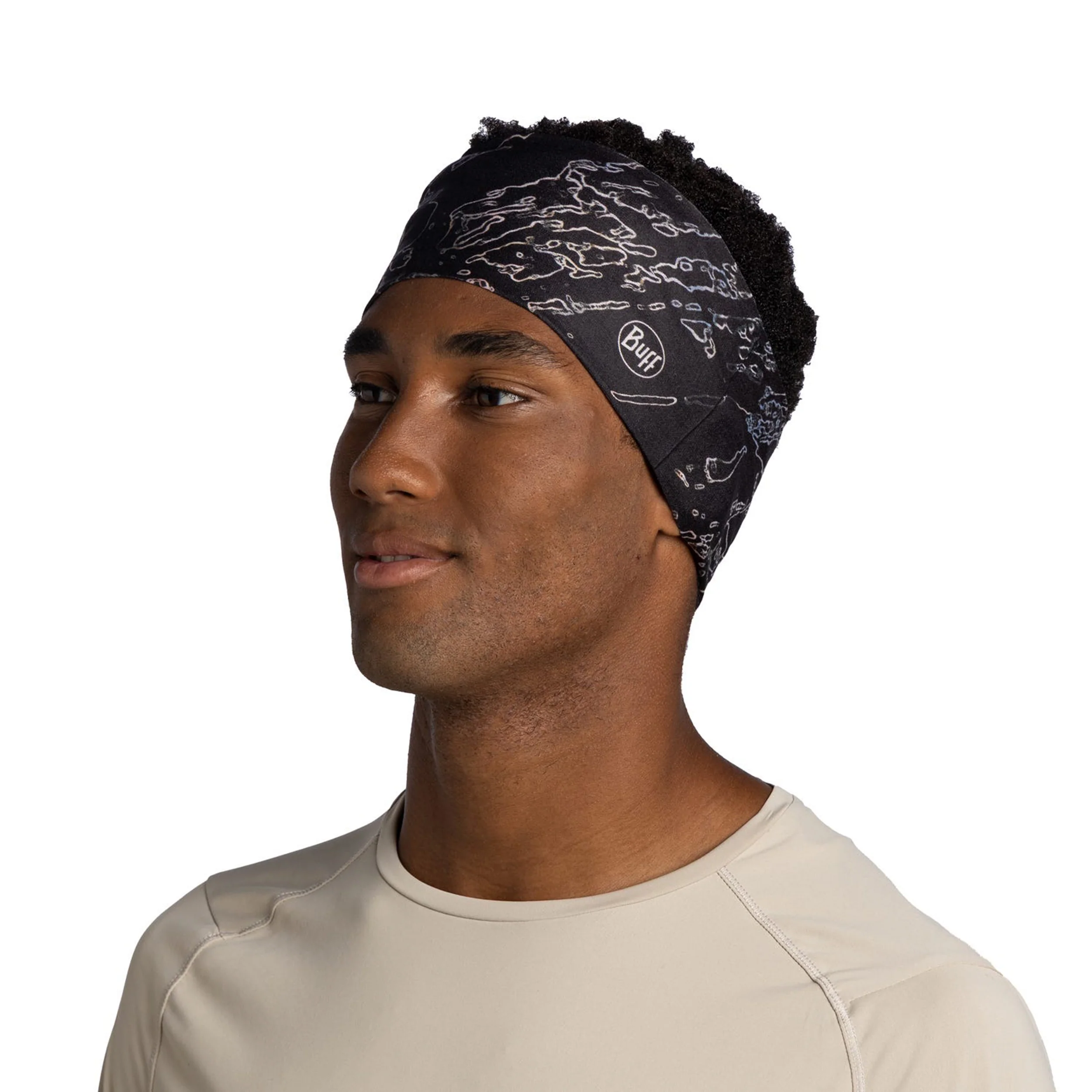 CoolNet UV® Wide Opaska na głowę Unisex-czarny - Image 2