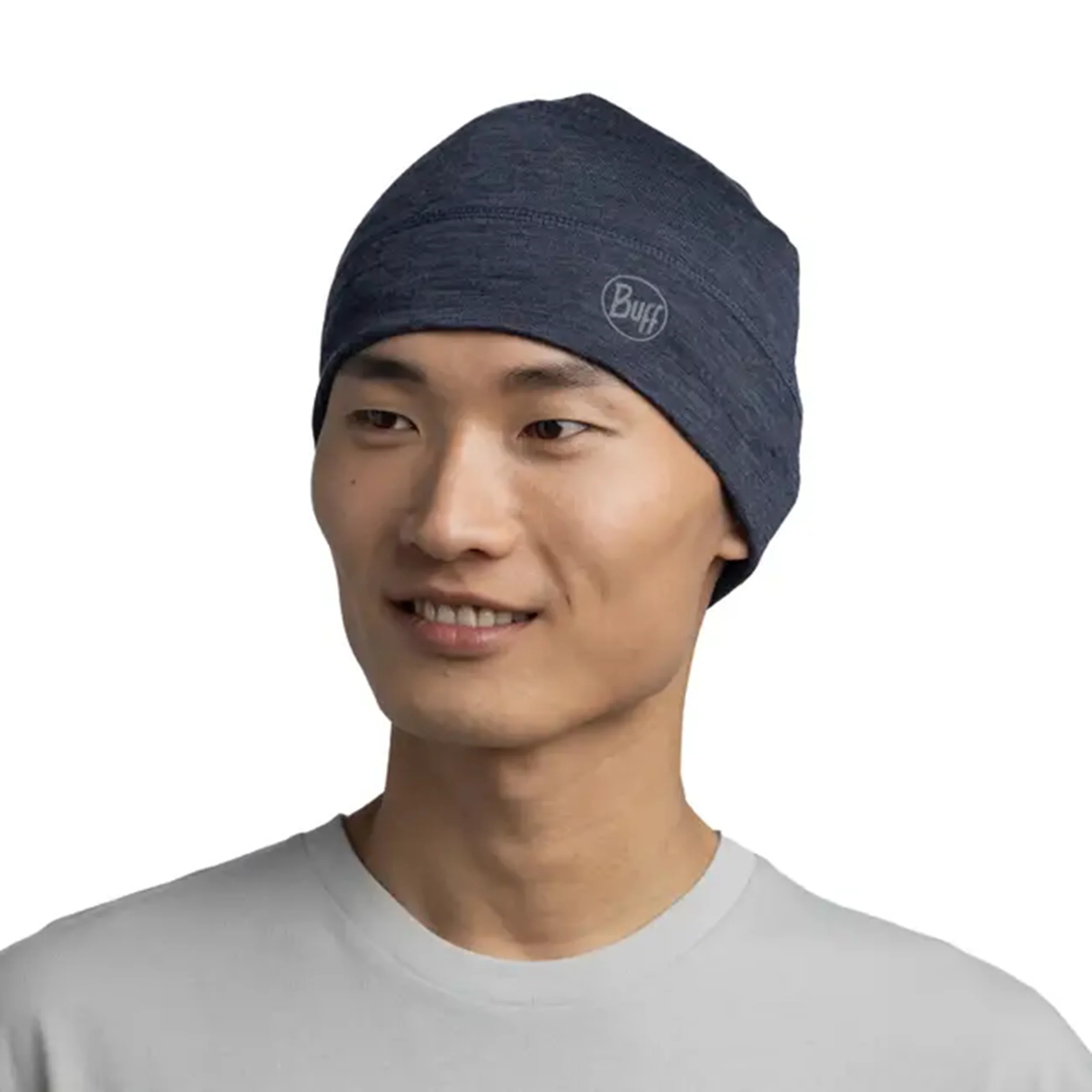 Merino Lightweight Czapka Unisex - ciemnoniebieski, - Image 2