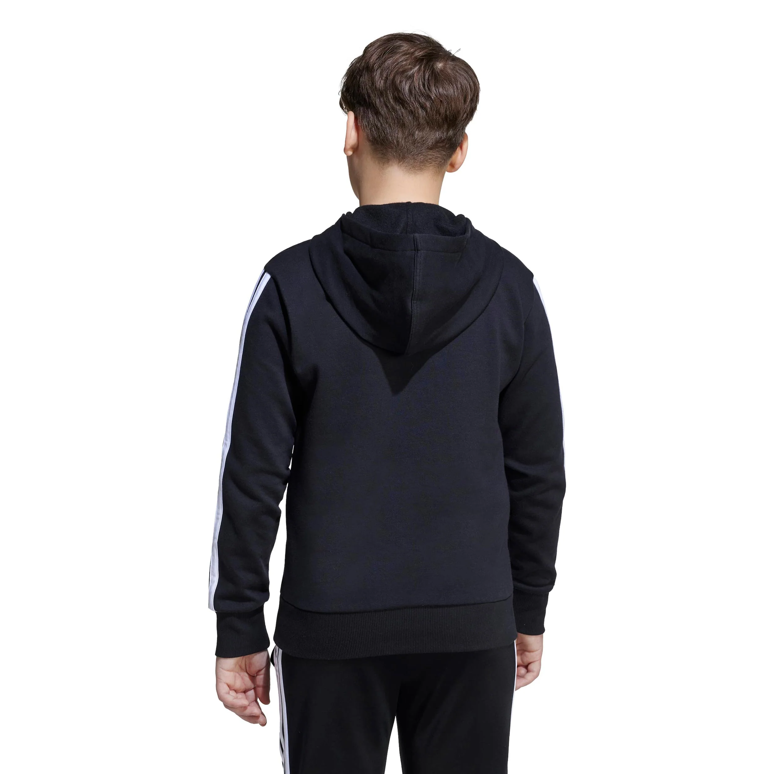3Stripes Fleece Bluza Chłopcy - czarny, biały - Image 3