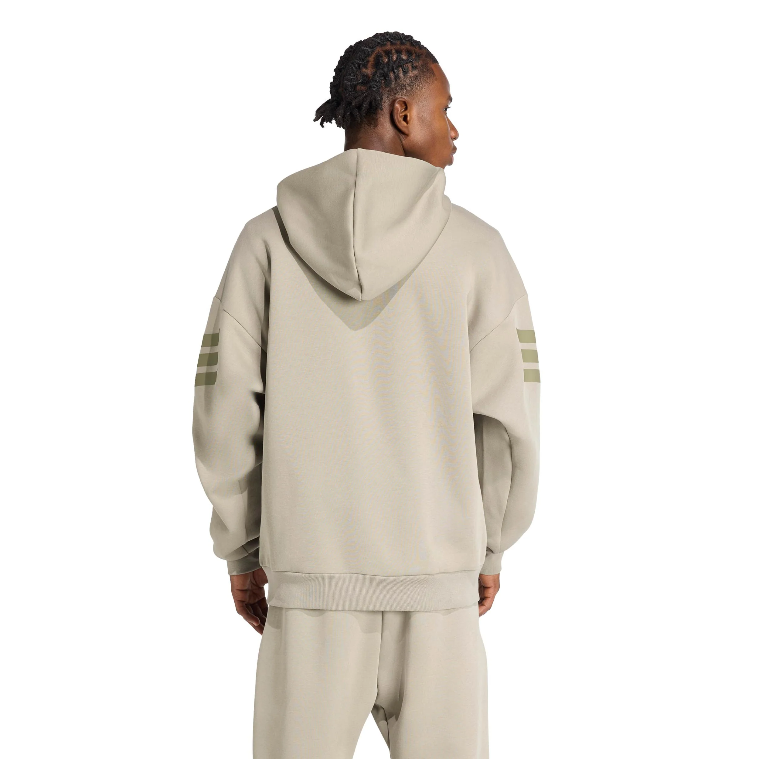 3Stripes Full-Zip Kurtka treningowa Mężczyźni-beż - Image 3