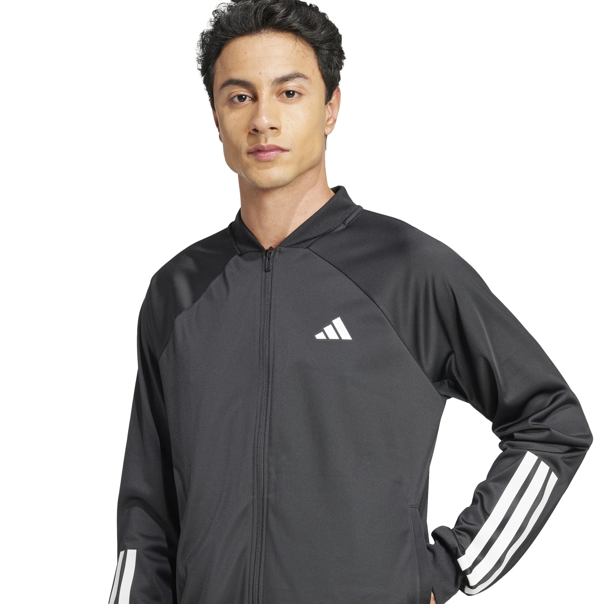 3Stripes Knit Kurtka treningowa Mężczyźni - czarny, biały - Image 5