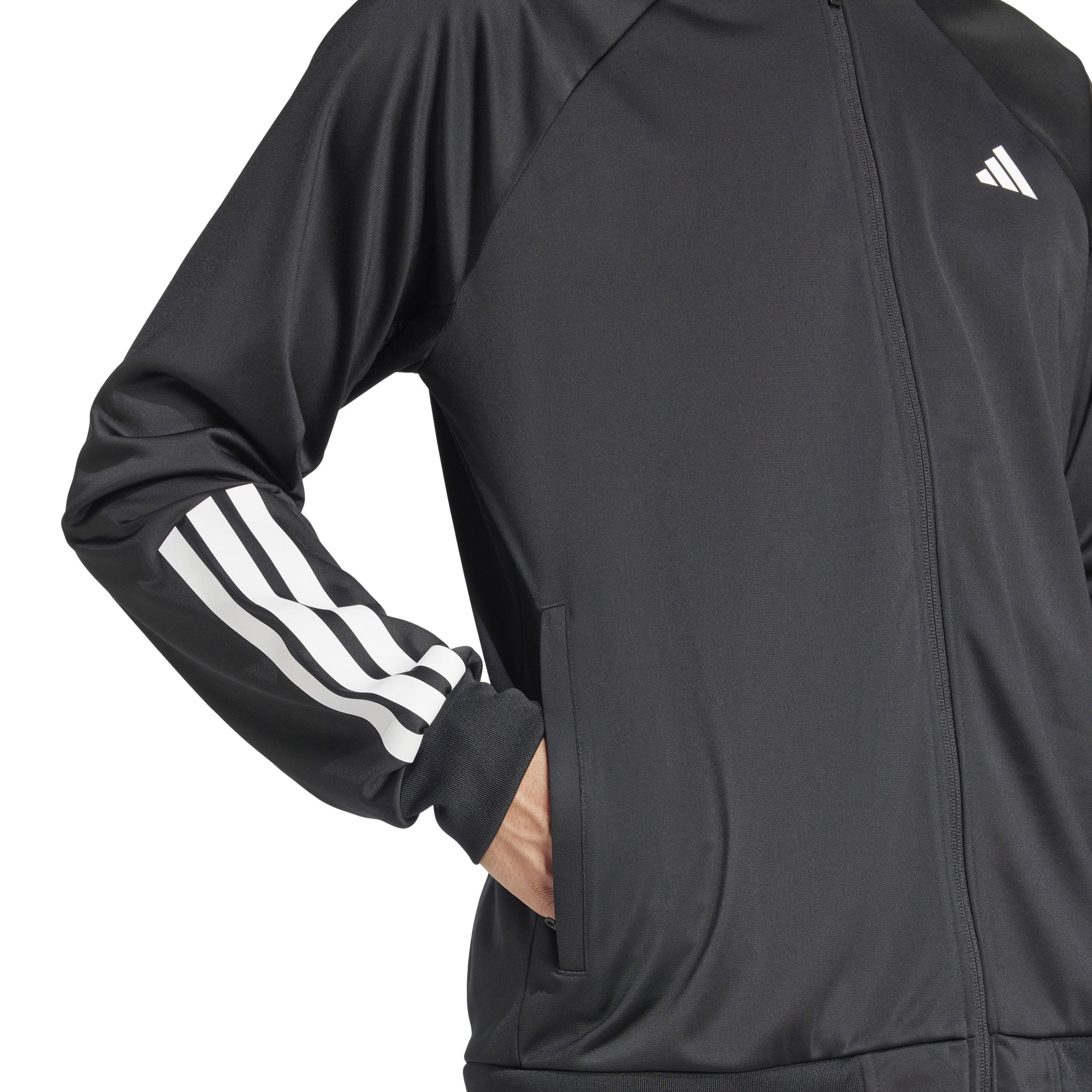3Stripes Knit Kurtka treningowa Mężczyźni - czarny, biały - Image 6
