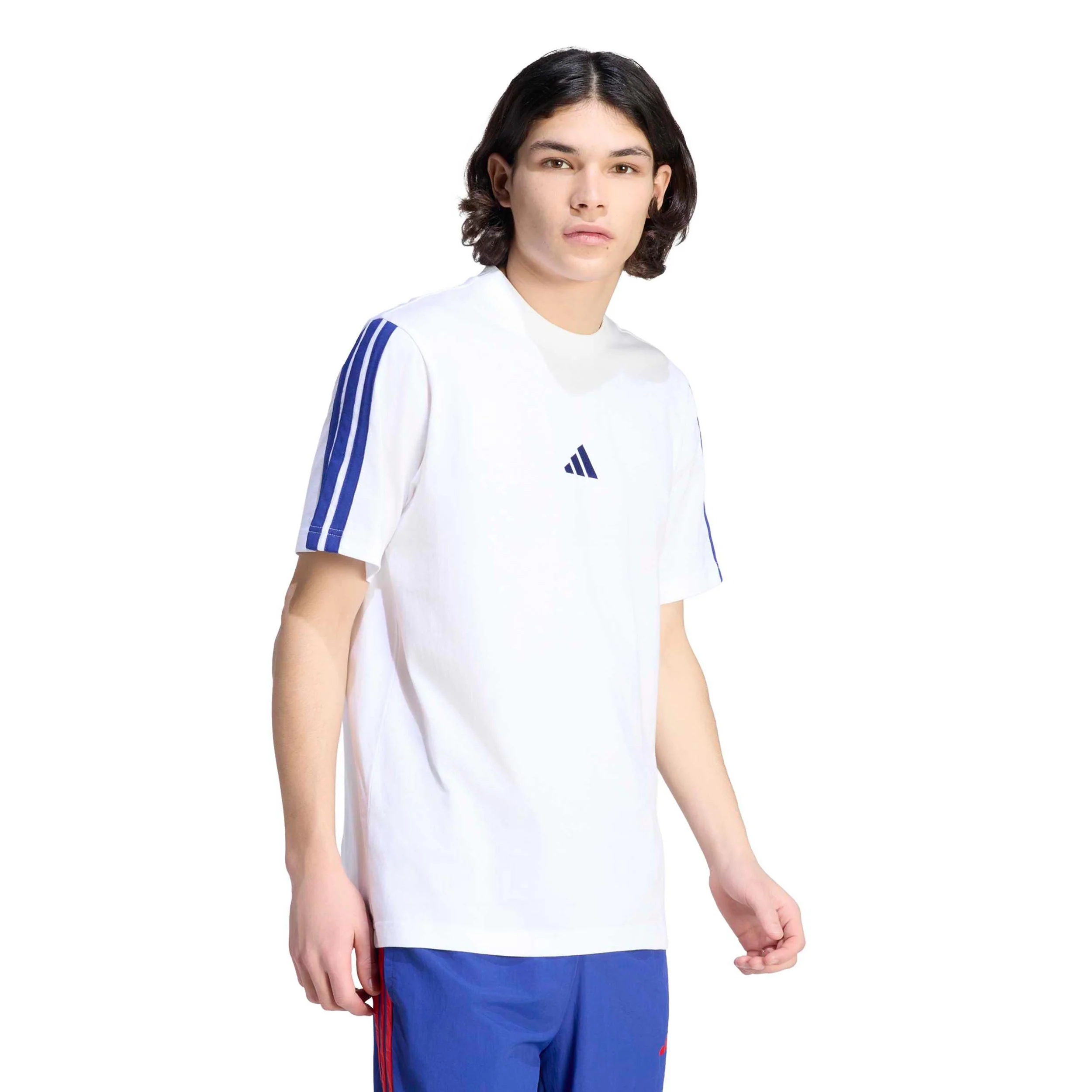 3Stripes Koszulka Mężczyźni - biały, niebieski - Image 2