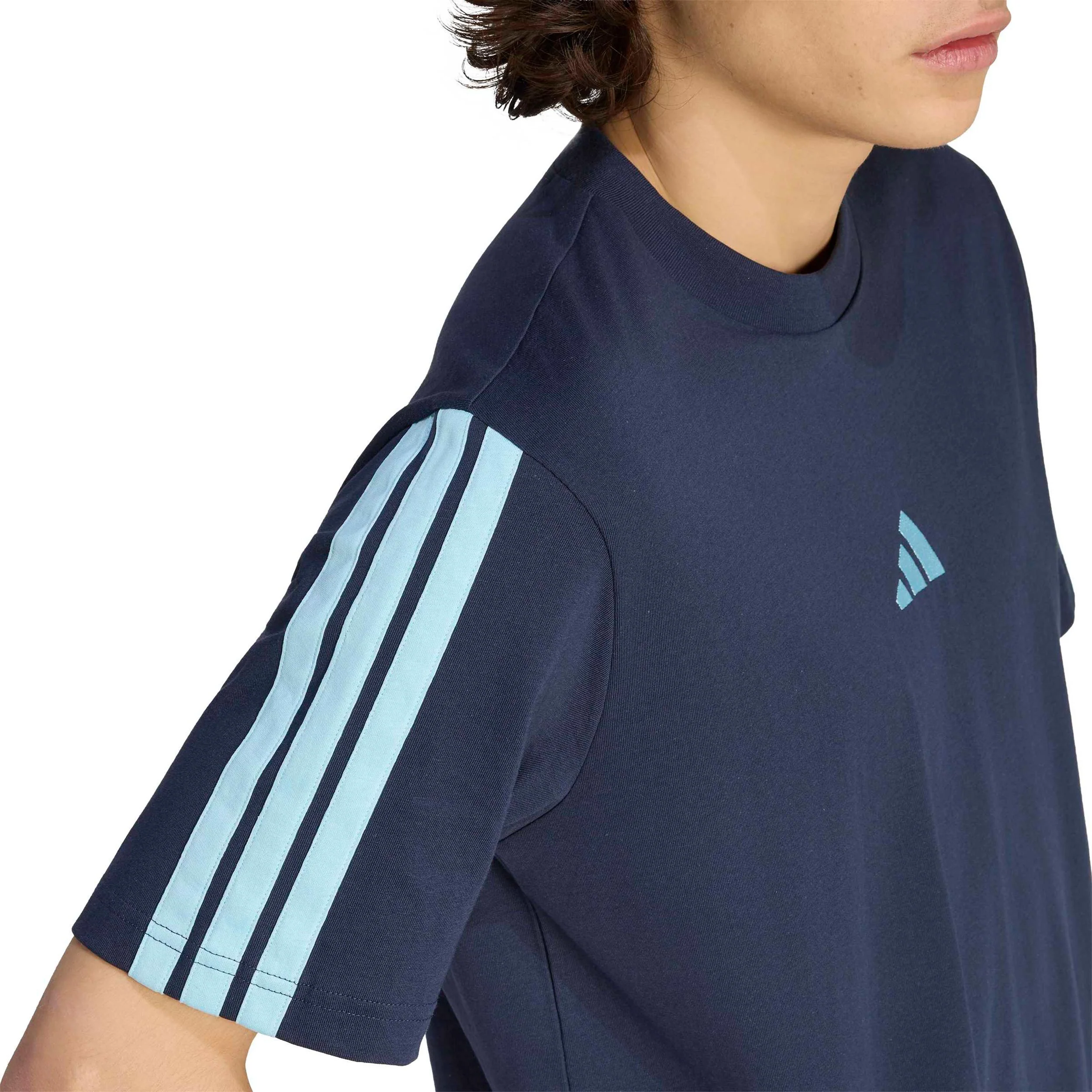 3Stripes Koszulka Mężczyźni - ciemnoniebieski, jasnoniebieski - Image 6