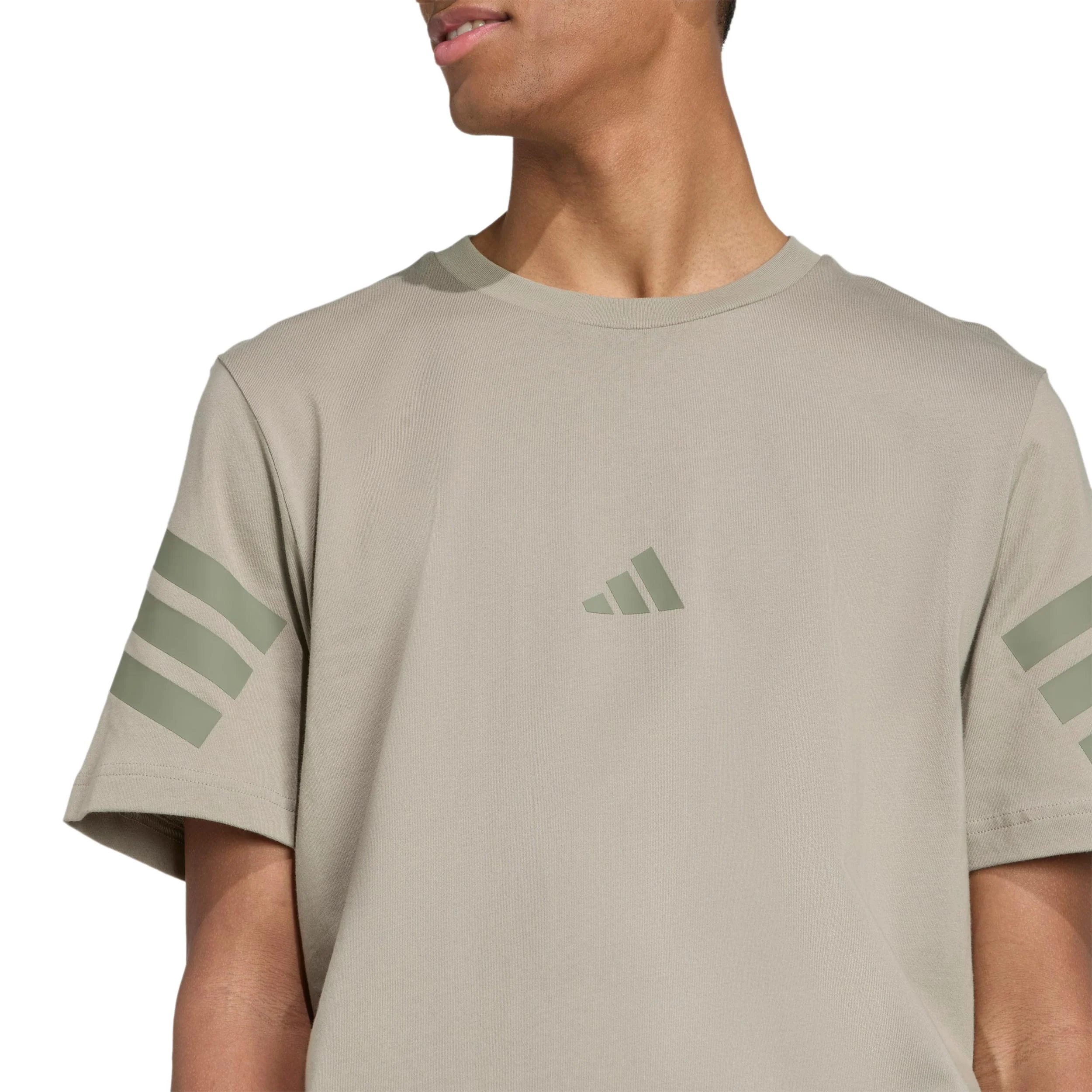 3Stripes Regular Koszulka Mężczyźni-beż - Image 6