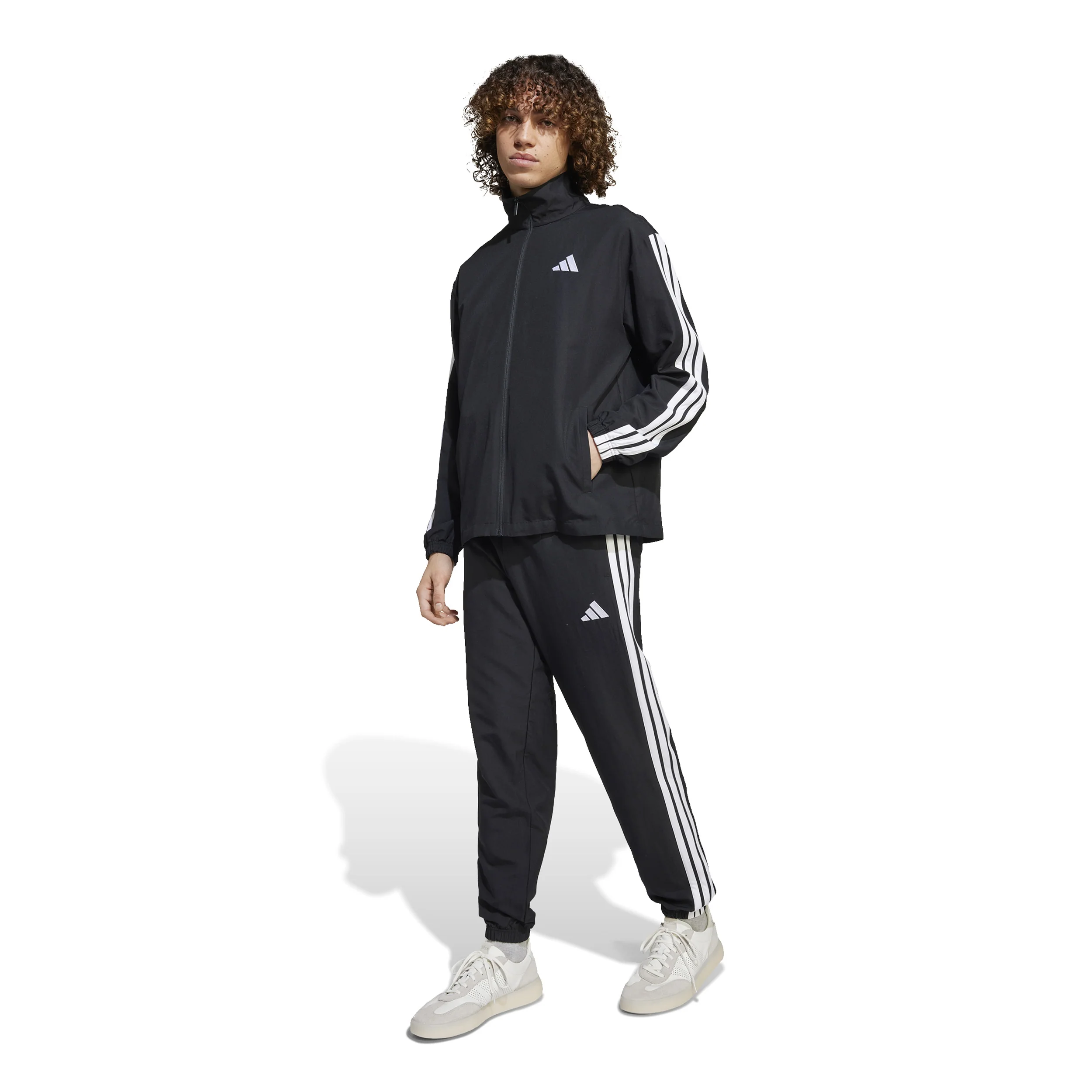 3Stripes Woven Dres Mężczyźni - czarny - Image 4