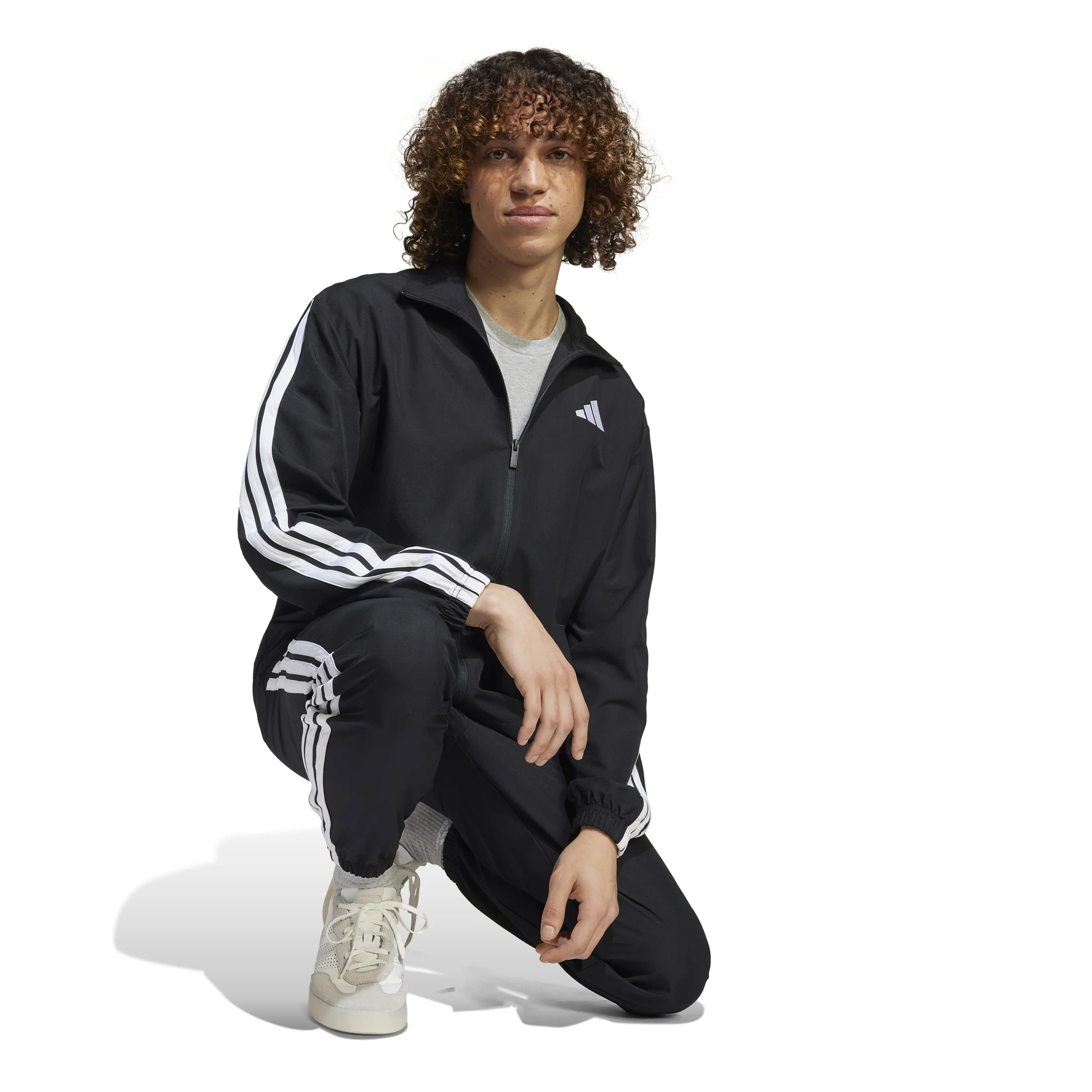 3Stripes Woven Dres Mężczyźni - czarny - Image 6