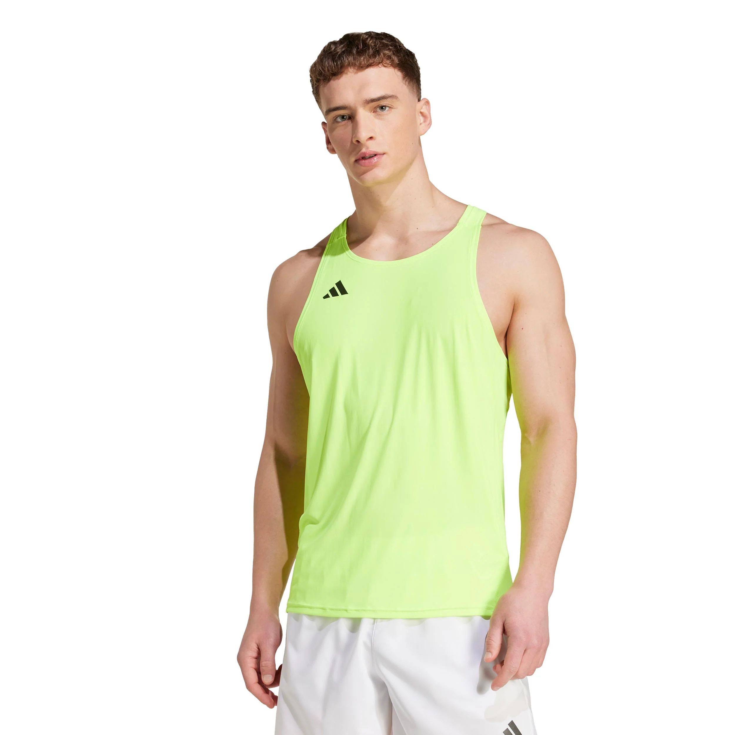 adizero Essential Koszulka do biegania Mężczyźni-neonowy żółty - Image 2