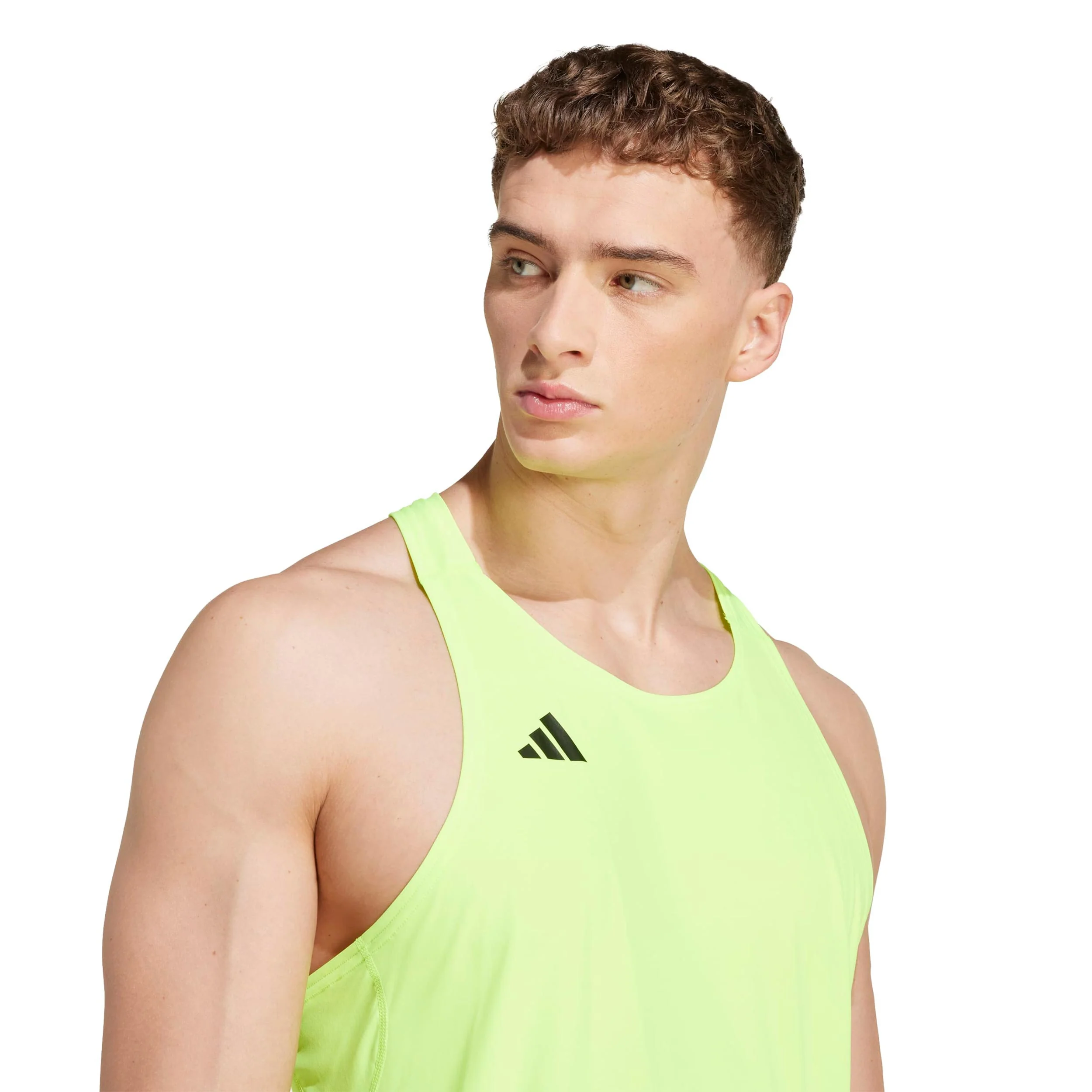 adizero Essential Koszulka do biegania Mężczyźni-neonowy żółty - Image 6