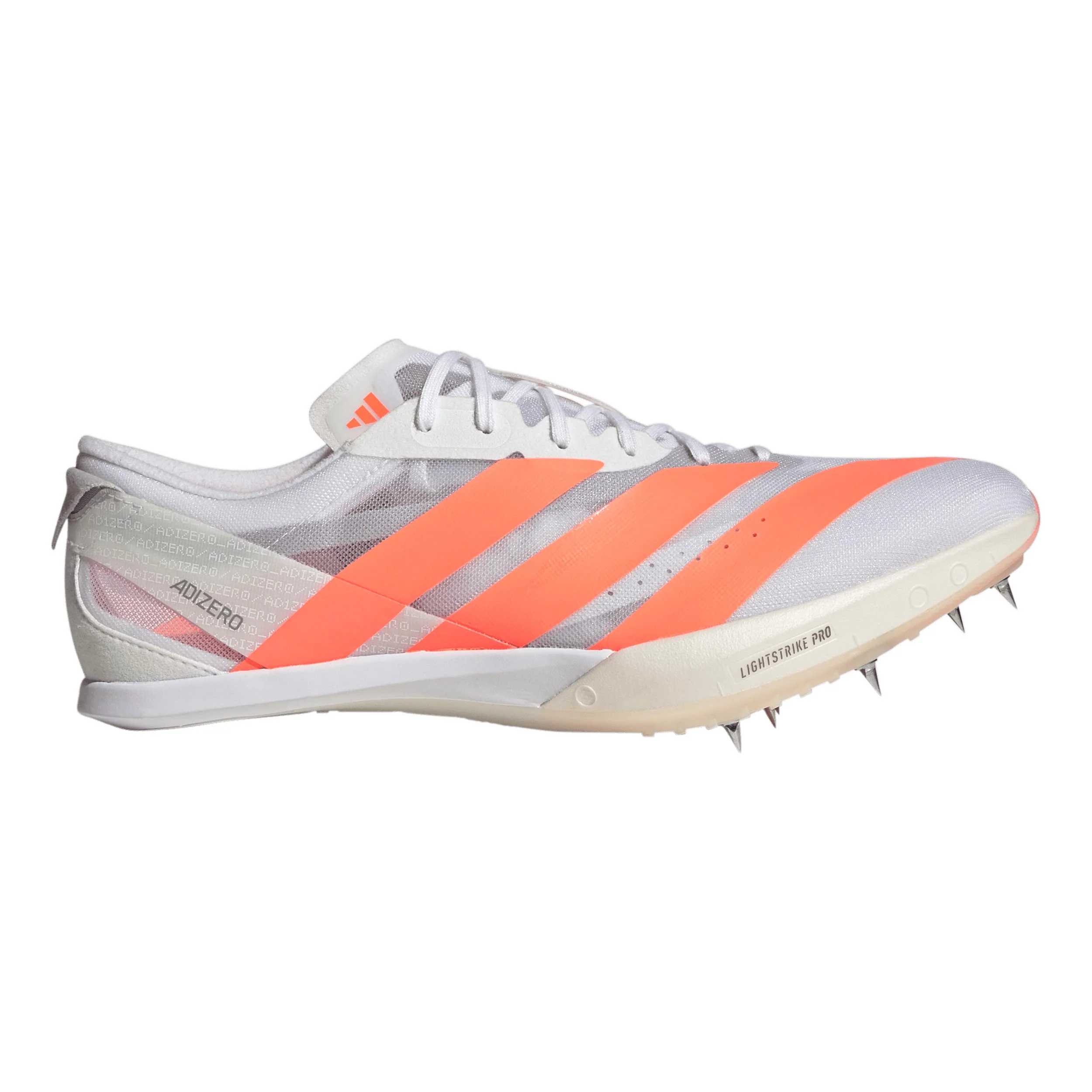 Adizero Finesse But z kolcami Unisex - biały, czerwony