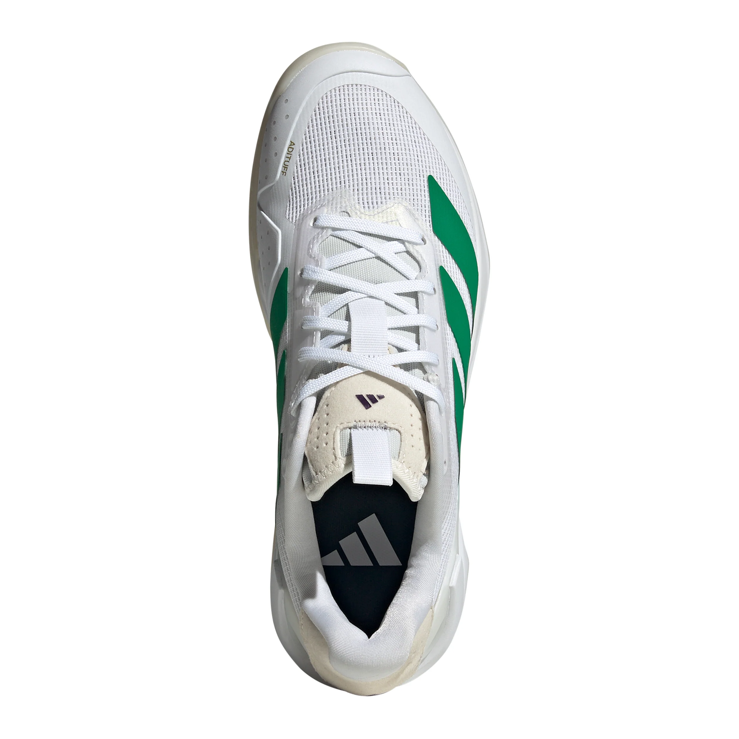 adizero Ubersonic 5 buty do tenisa trawie Kobiety - biały, zieleń - Image 3