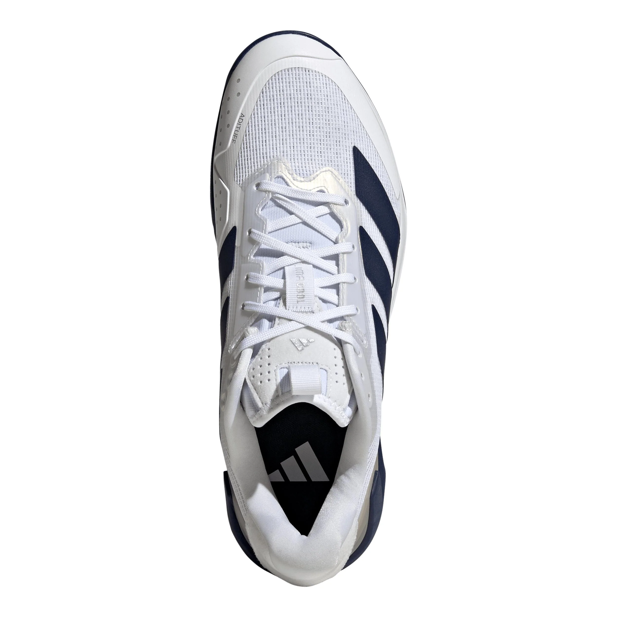 adizero Ubersonic 5 buty do tenisa ziemnego Mężczyźni - biały, ciemnoniebieski - Image 3