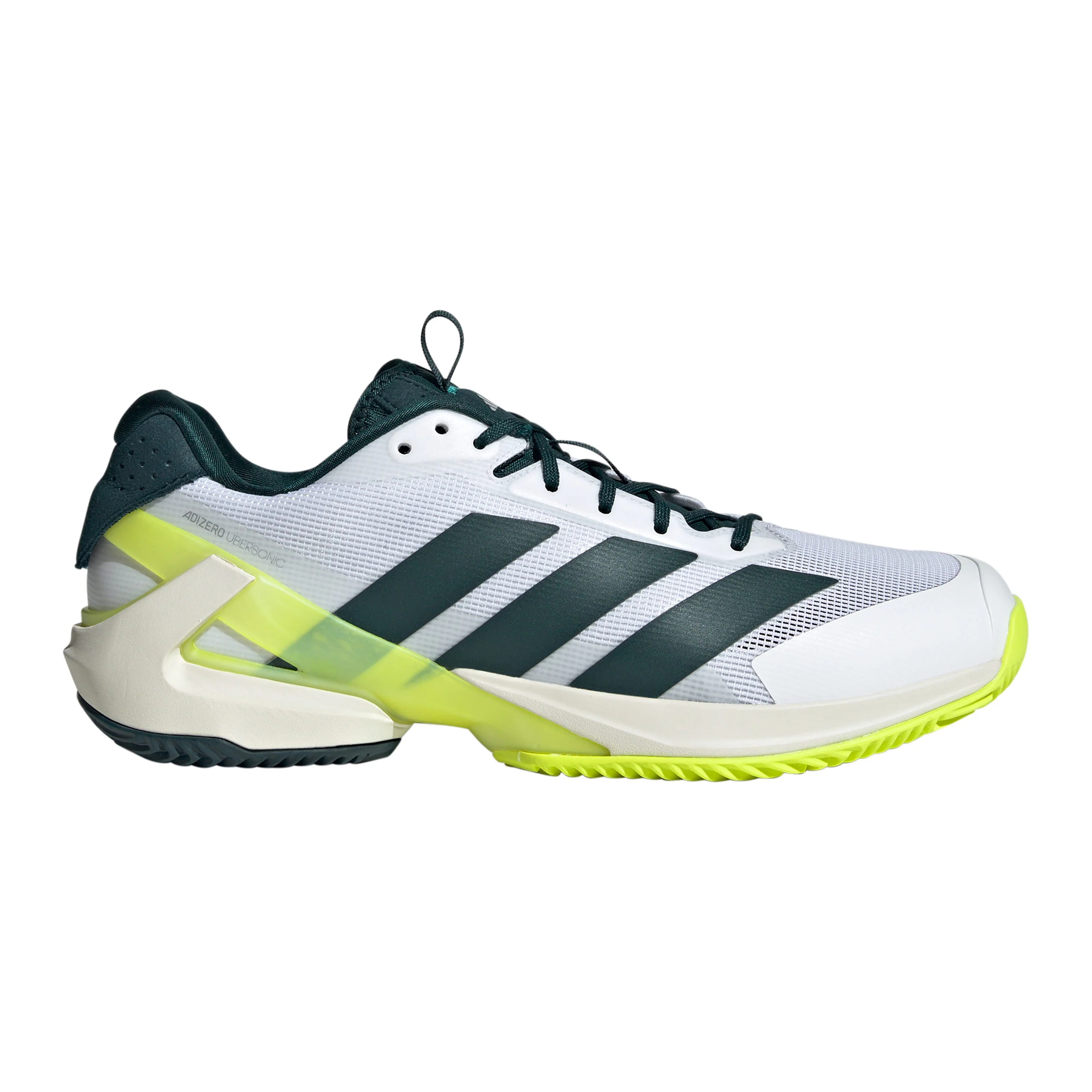adizero Ubersonic 5 buty do tenisa ziemnego Mężczyźni - biały, ciemnozielony
