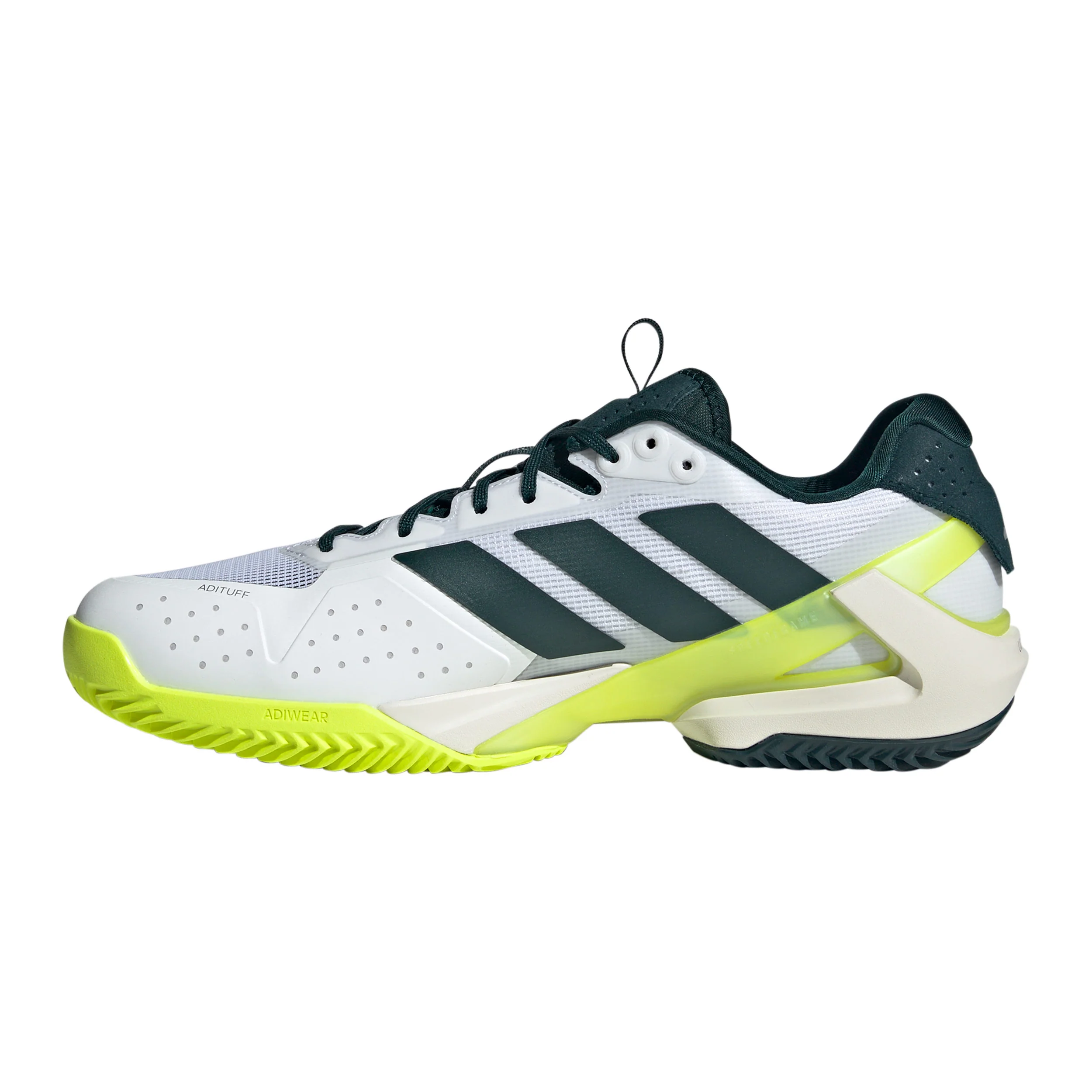 adizero Ubersonic 5 buty do tenisa ziemnego Mężczyźni - biały, ciemnozielony - Image 2