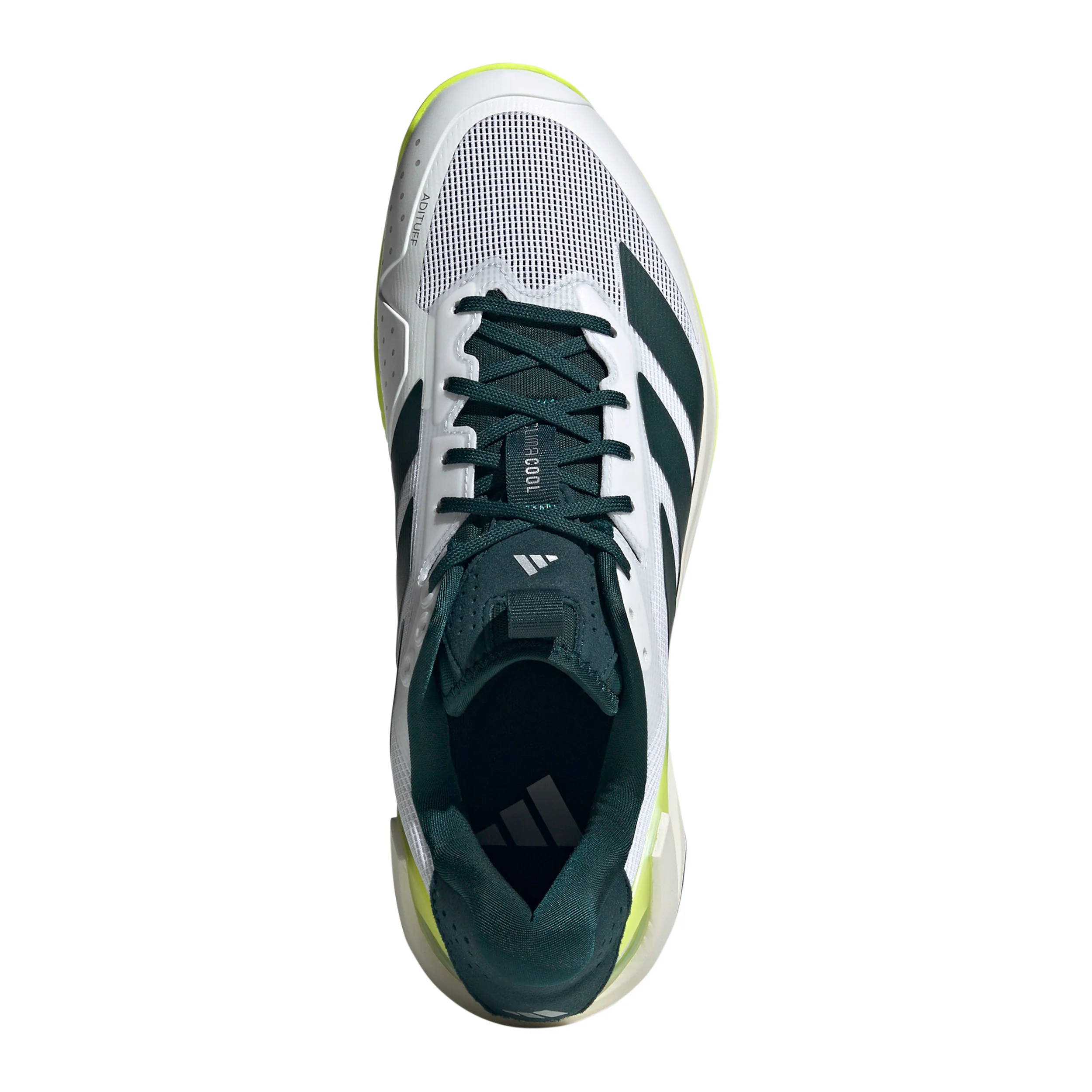 adizero Ubersonic 5 buty do tenisa ziemnego Mężczyźni - biały, ciemnozielony - Image 3