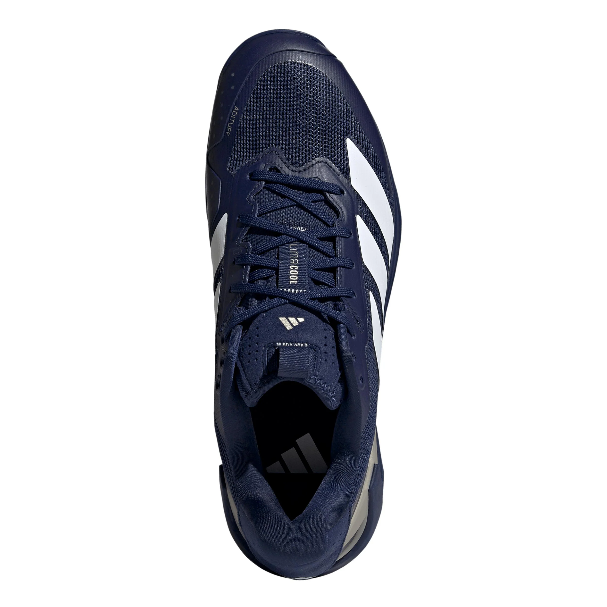 adizero Ubersonic 5 buty do tenisa ziemnego Mężczyźni - ciemnoniebieski, biały - Image 3