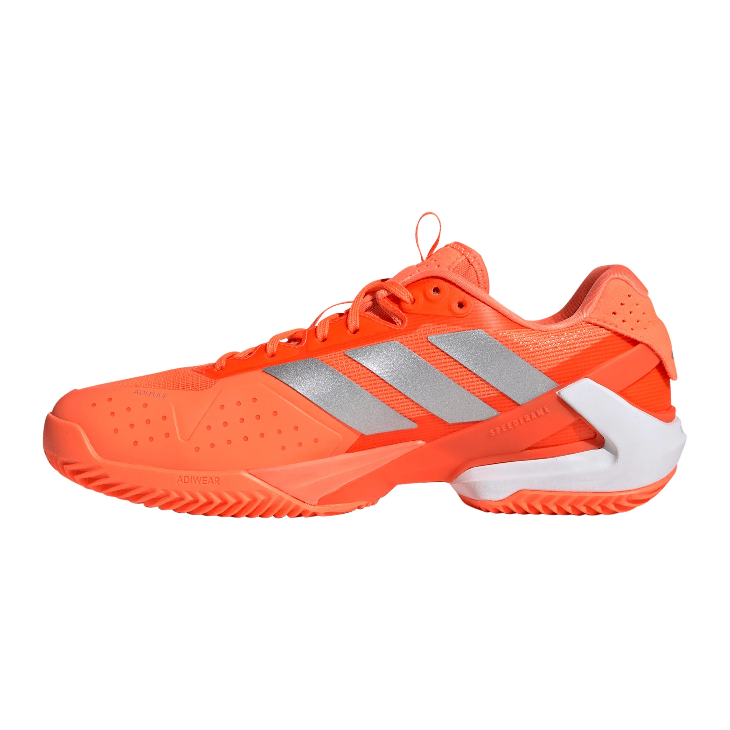 adizero Ubersonic 5 buty do tenisa ziemnego Mężczyźni - pomarańczowy, srebrny - Image 2