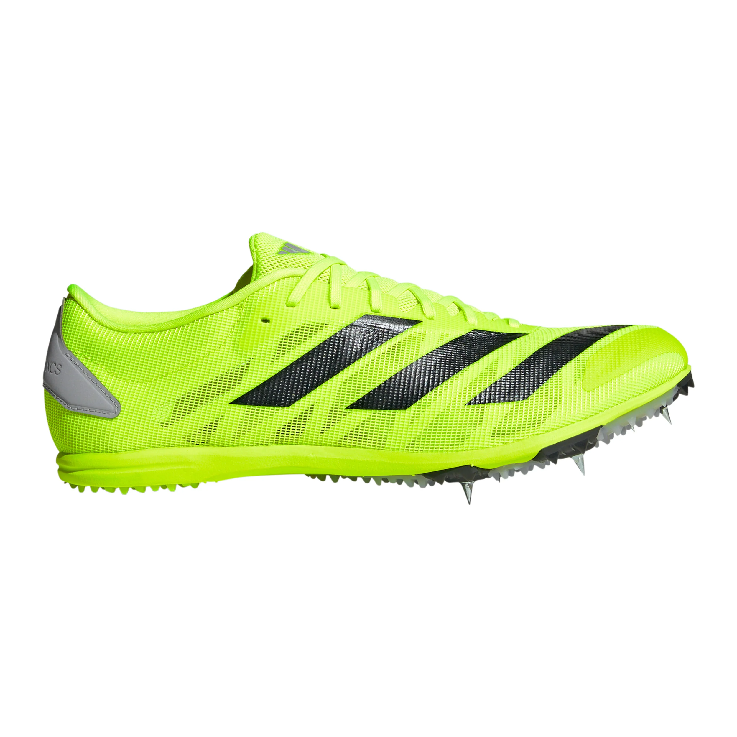 Adizero XCS But z kolcami Unisex - neonowy zielony, czarny