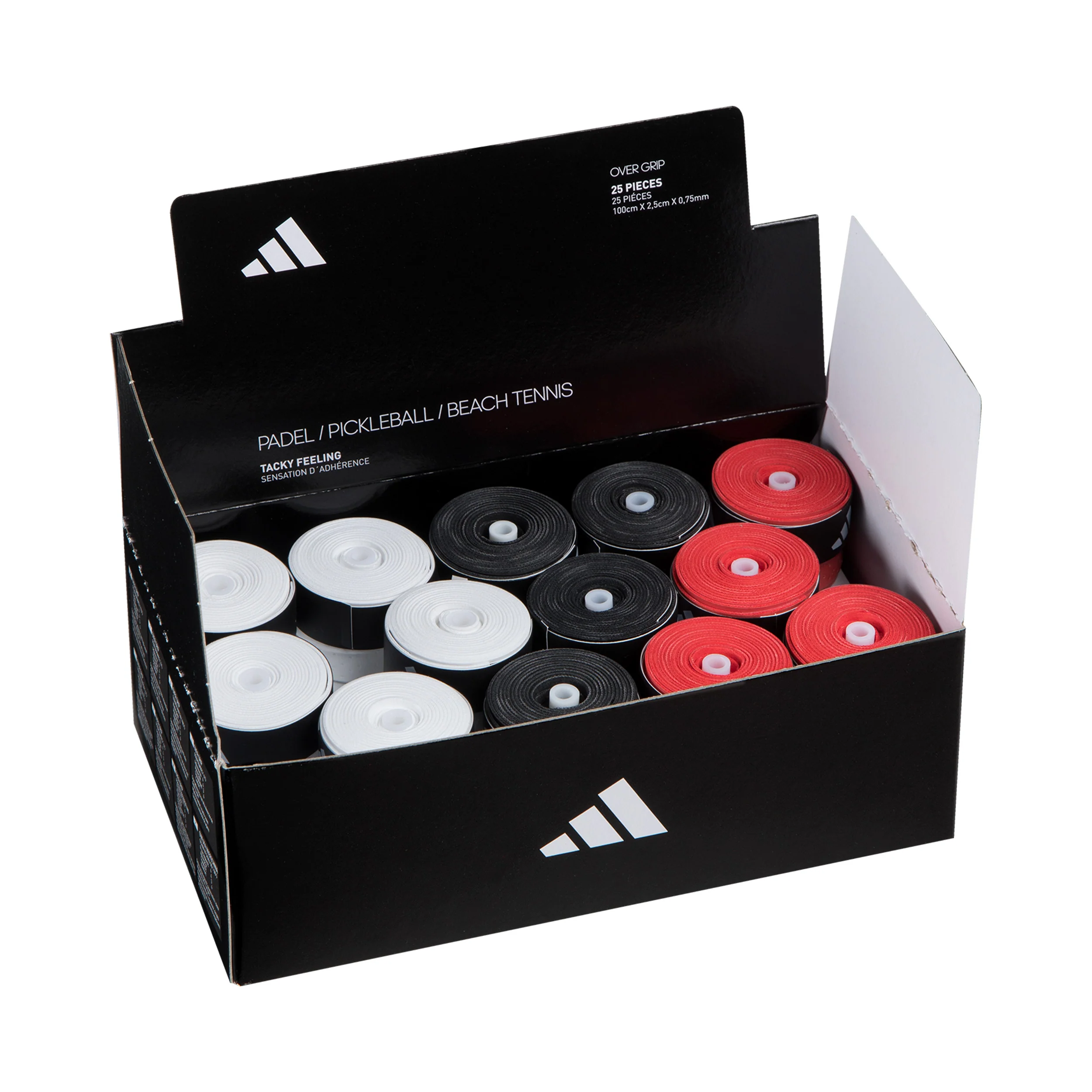 Box of overgrip  Opakowanie 25 szt. - wielokolorowy