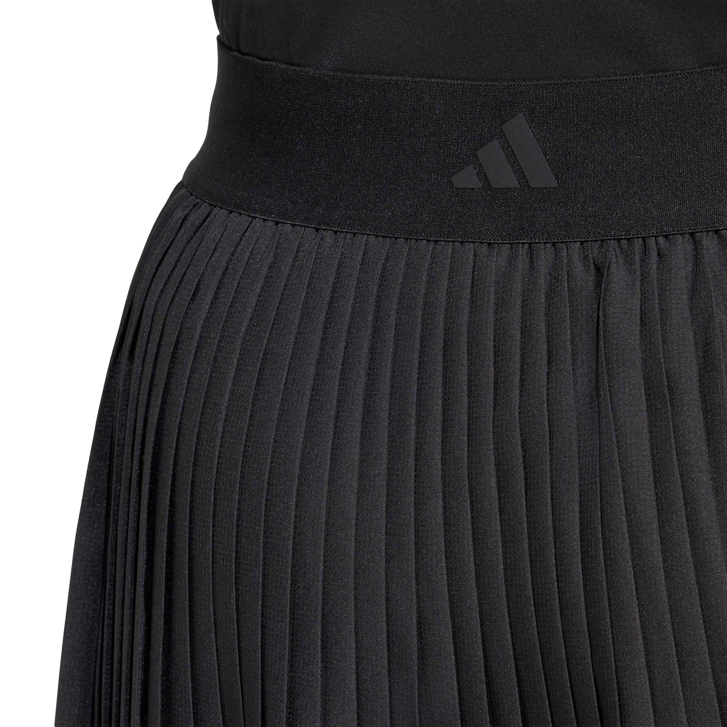 Club Pleated Long Spódnica Kobiety-czarny - Image 6