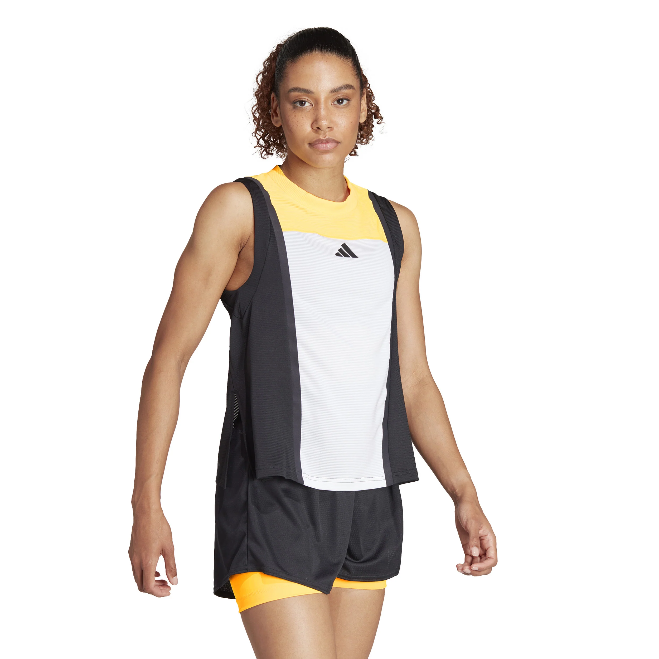 Match Pro Tank Top Kobiety-Biały,Czarny - Image 2
