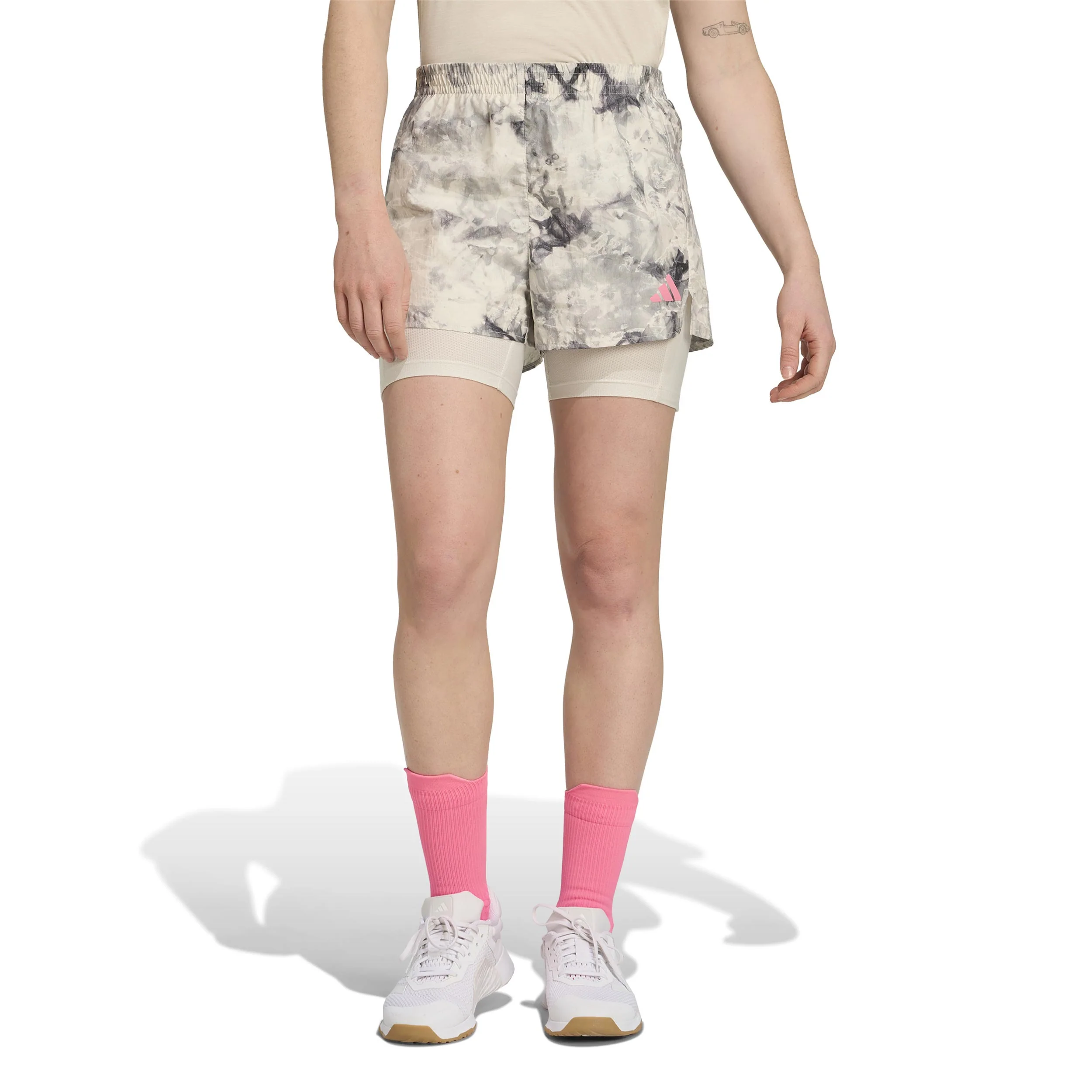 Own the Run 2in1 Spodenki do biegania Kobiety - szary, czarny - Image 2