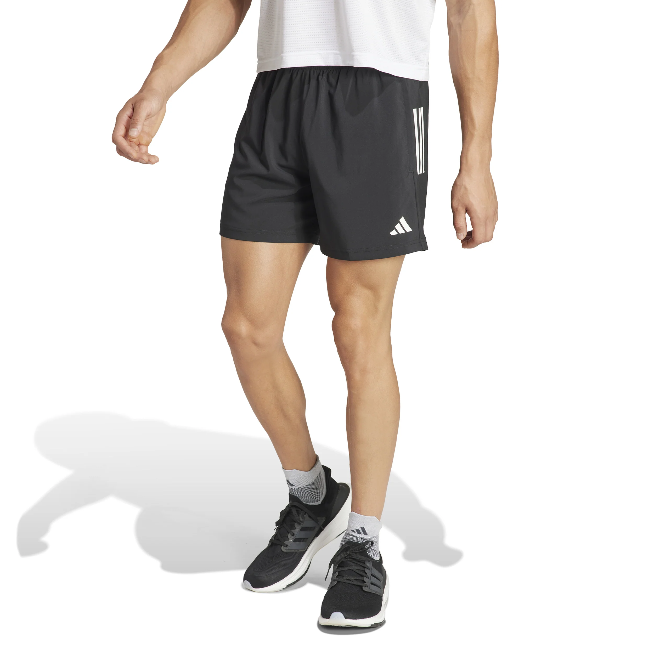 Own the Run 5in Spodenki do biegania Mężczyźni - czarny, biały - Image 2