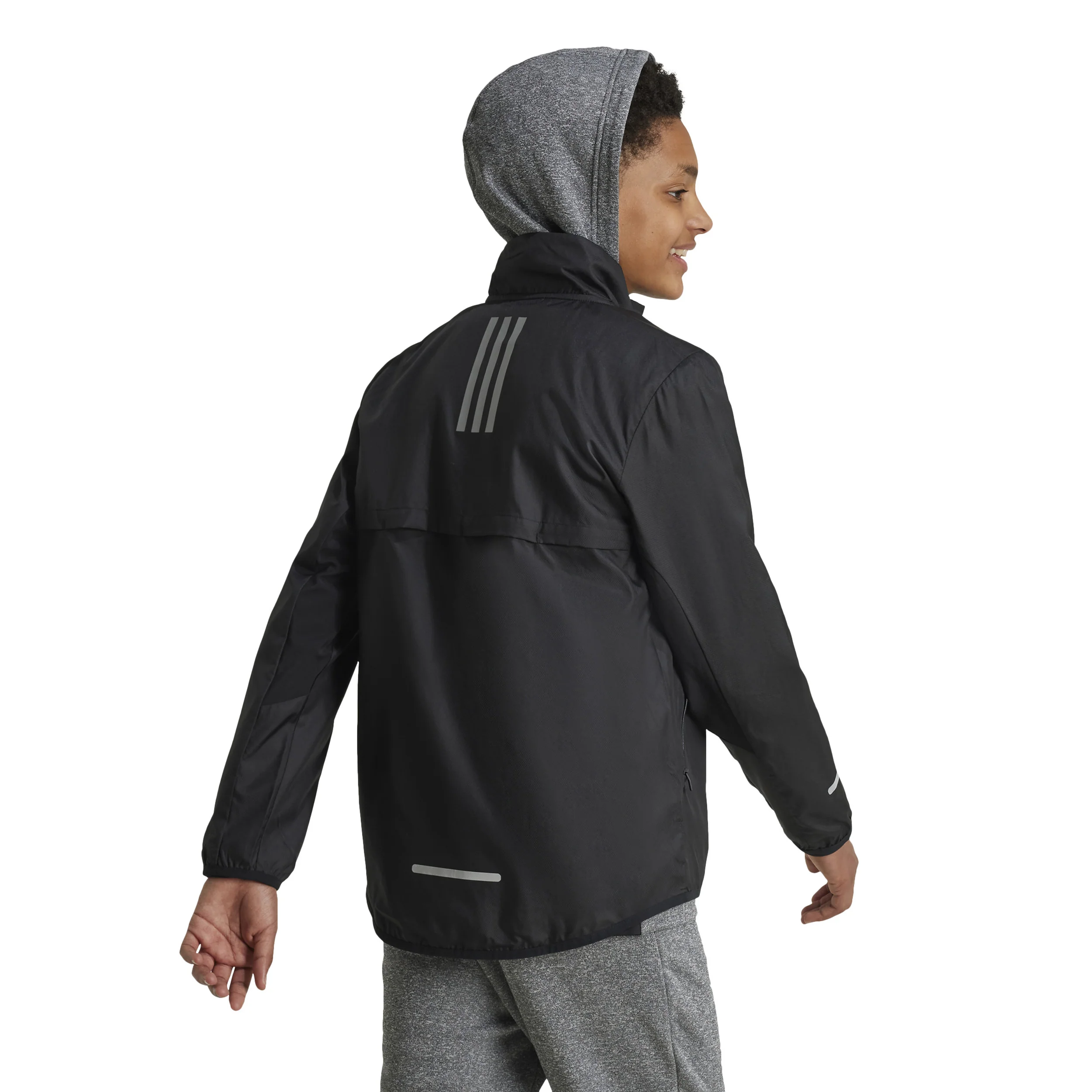 Teamwear WindReady Kurtka do biegania Dzieci - czarny, - Image 3