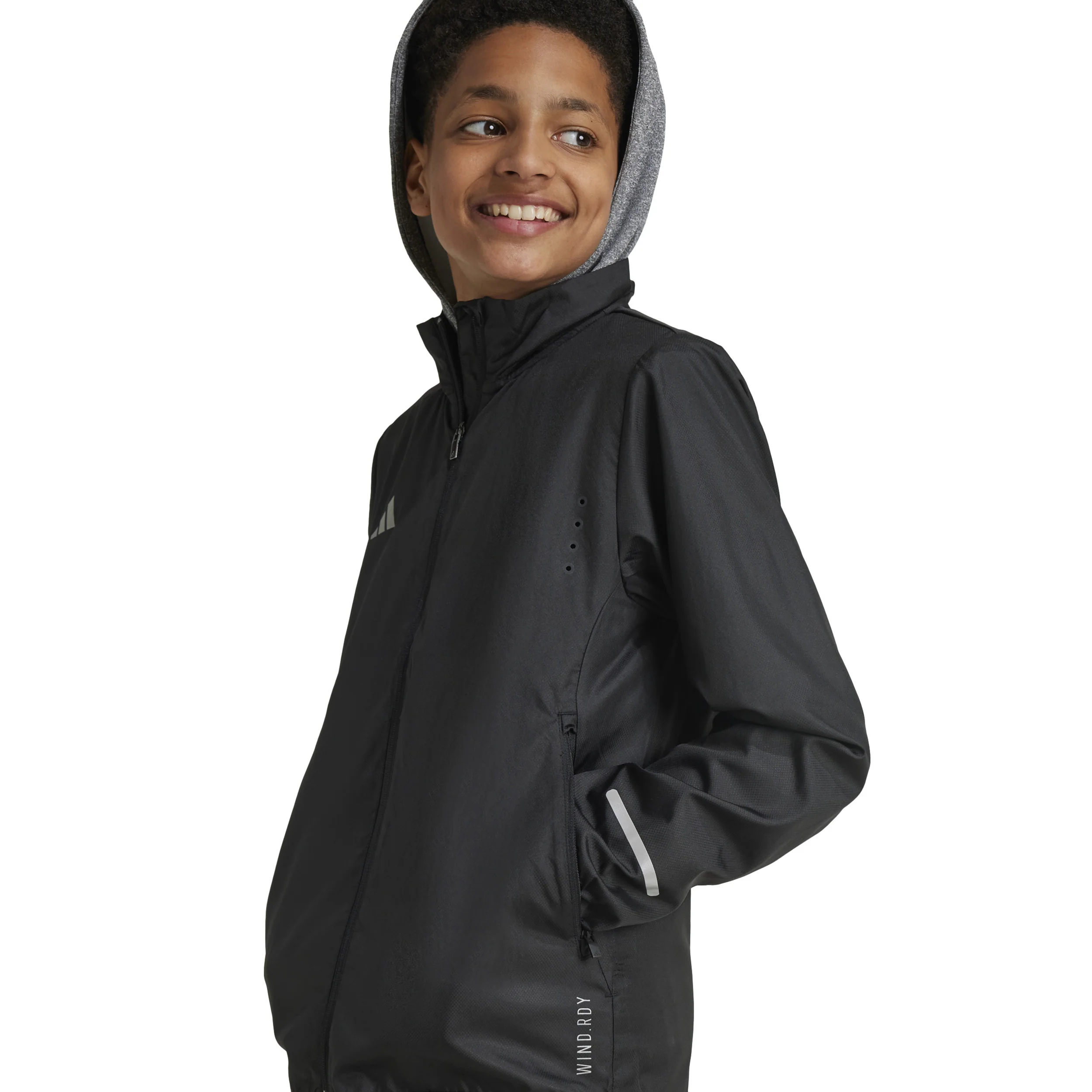 Teamwear WindReady Kurtka do biegania Dzieci - czarny, - Image 6