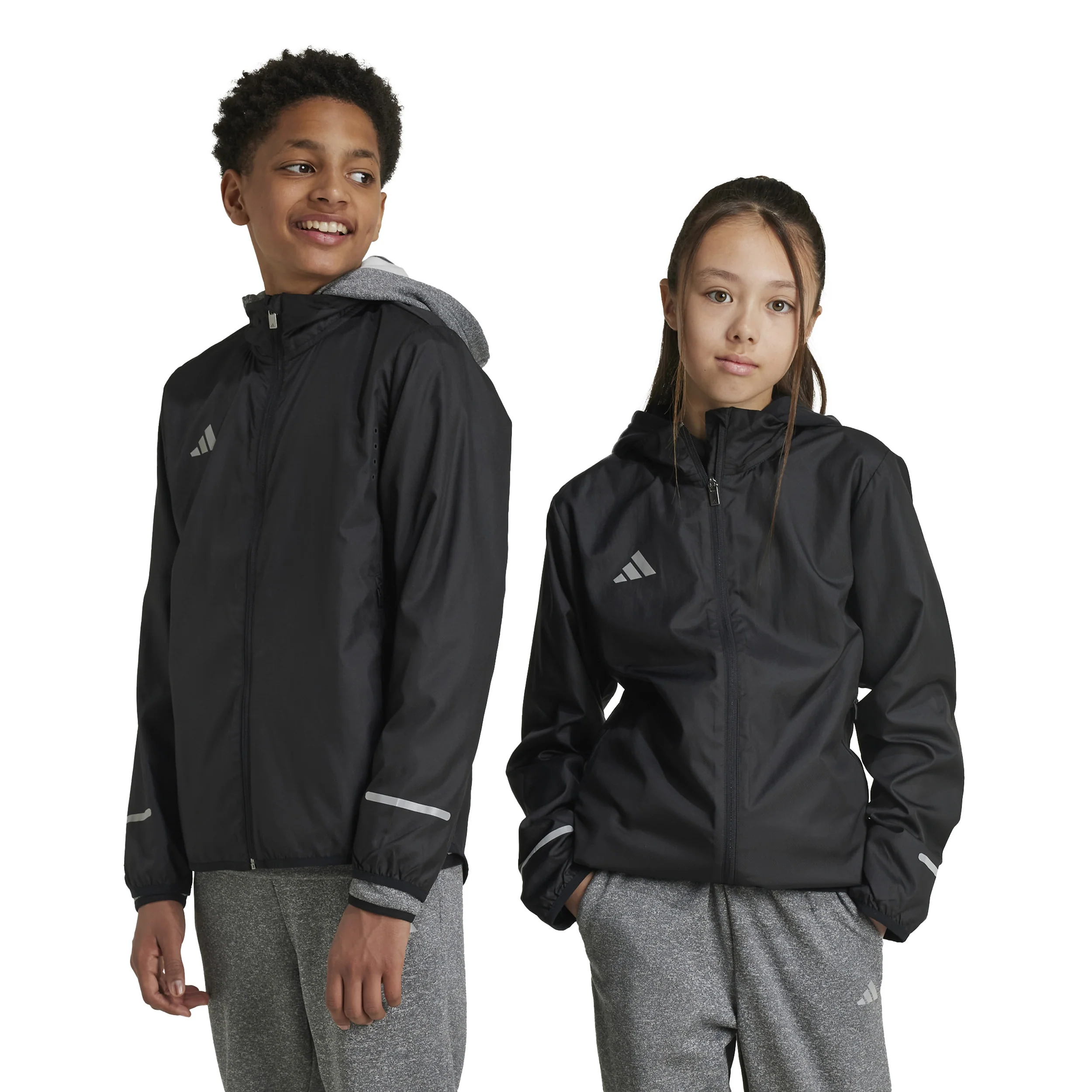 Teamwear WindReady Kurtka do biegania Dzieci - czarny, - Image 7