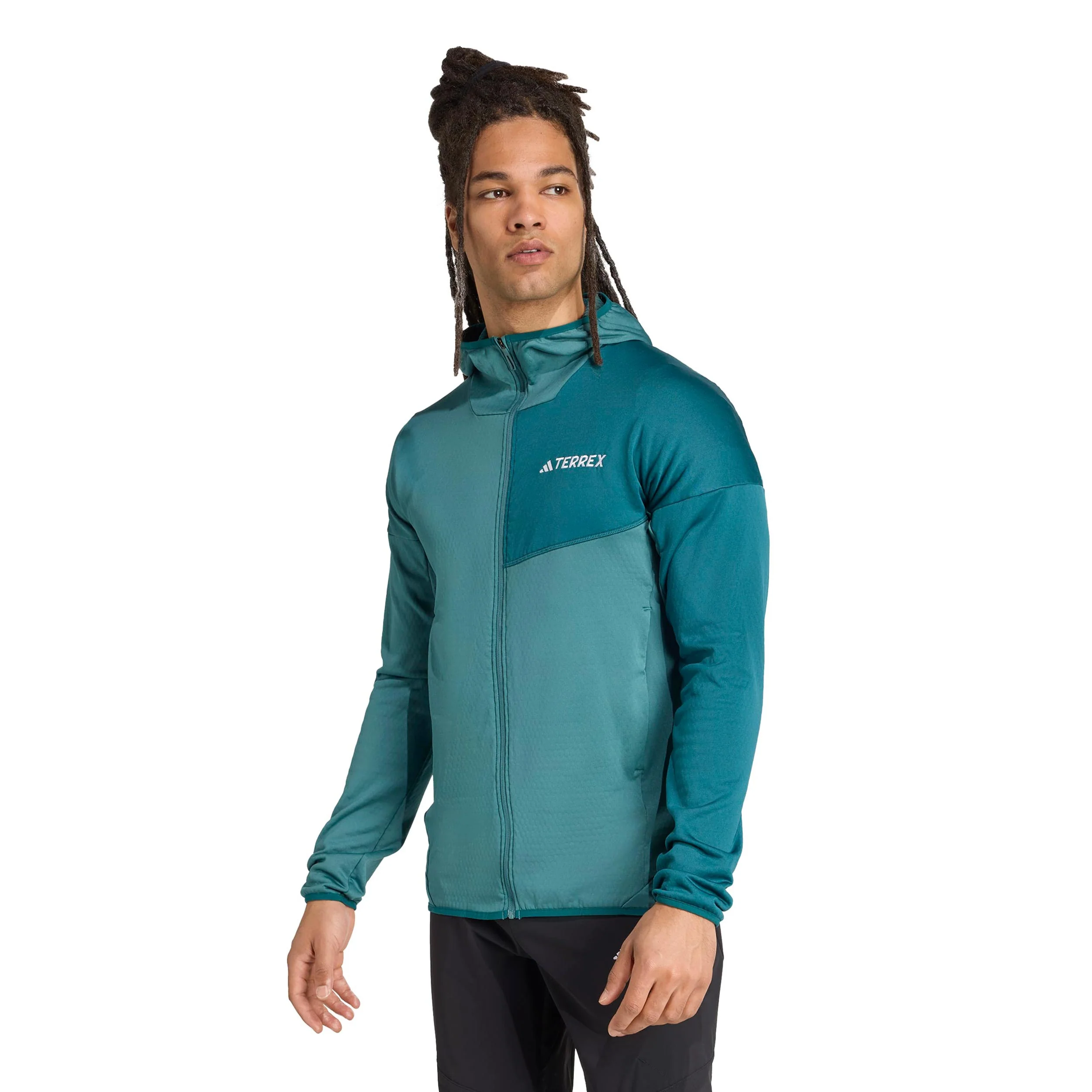 Terrex XPR Light Fleece Kurtka do biegania Mężczyźni - turkus, zieleń - Image 2