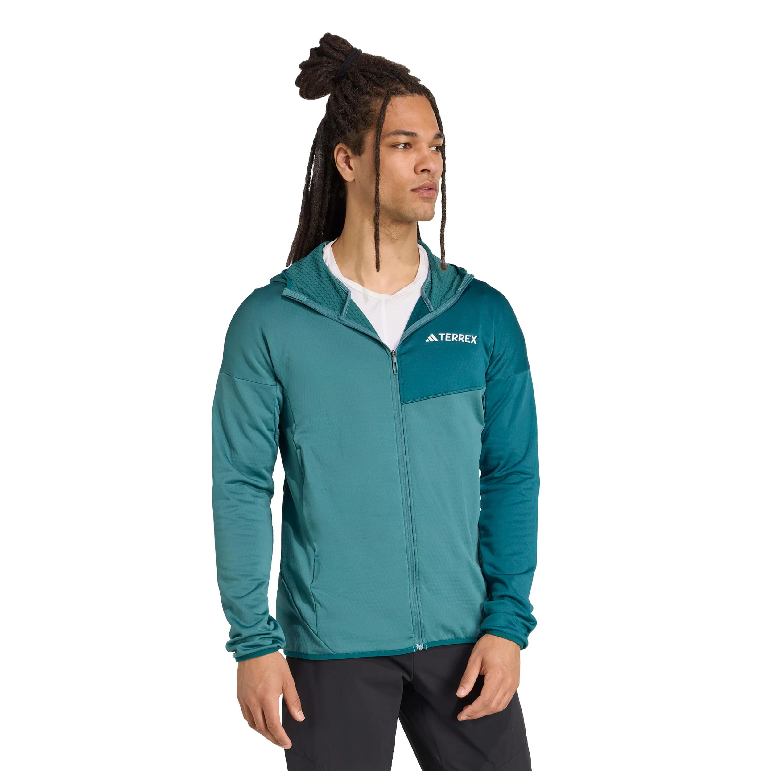 Terrex XPR Light Fleece Kurtka do biegania Mężczyźni - turkus, zieleń - Image 4