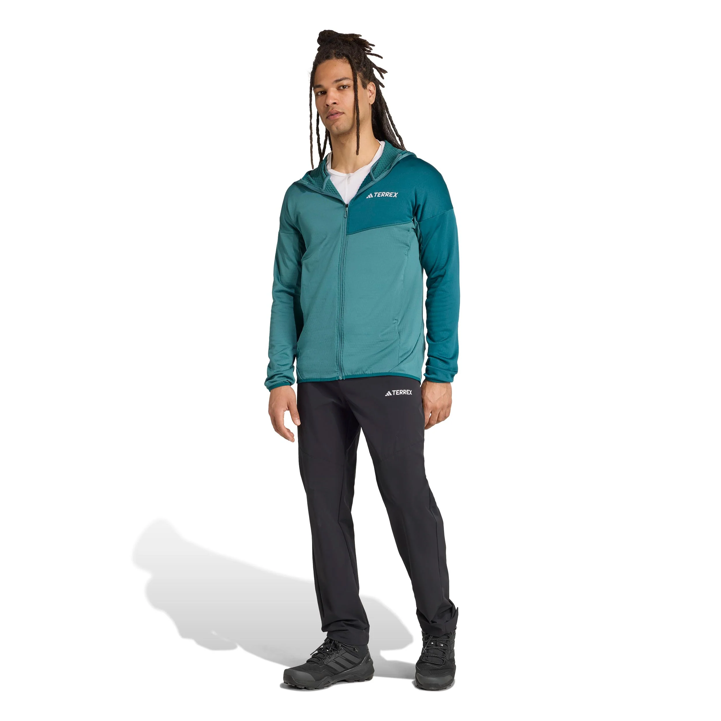 Terrex XPR Light Fleece Kurtka do biegania Mężczyźni - turkus, zieleń - Image 5