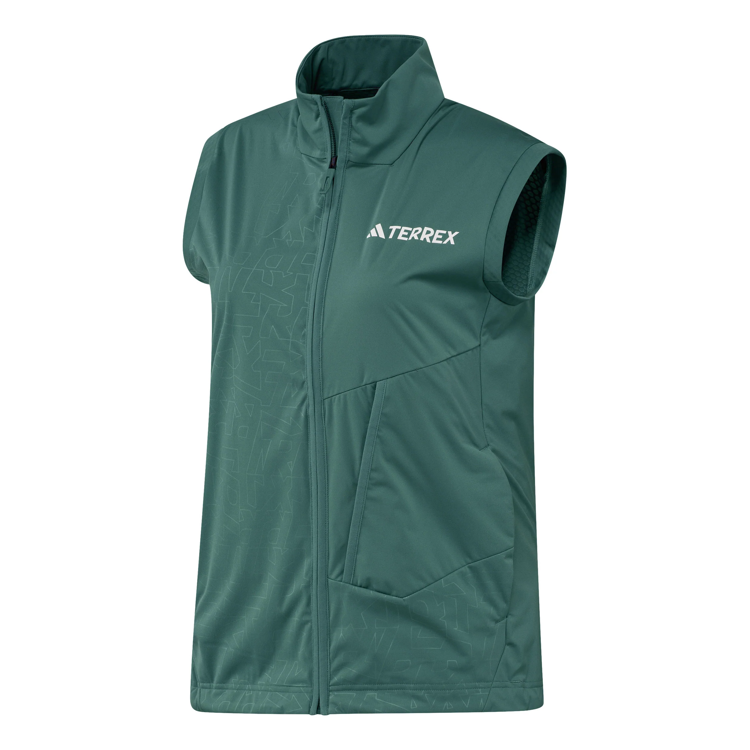Terrex XPR Softshell Kamizelka do biegania Kobiety-zieleń