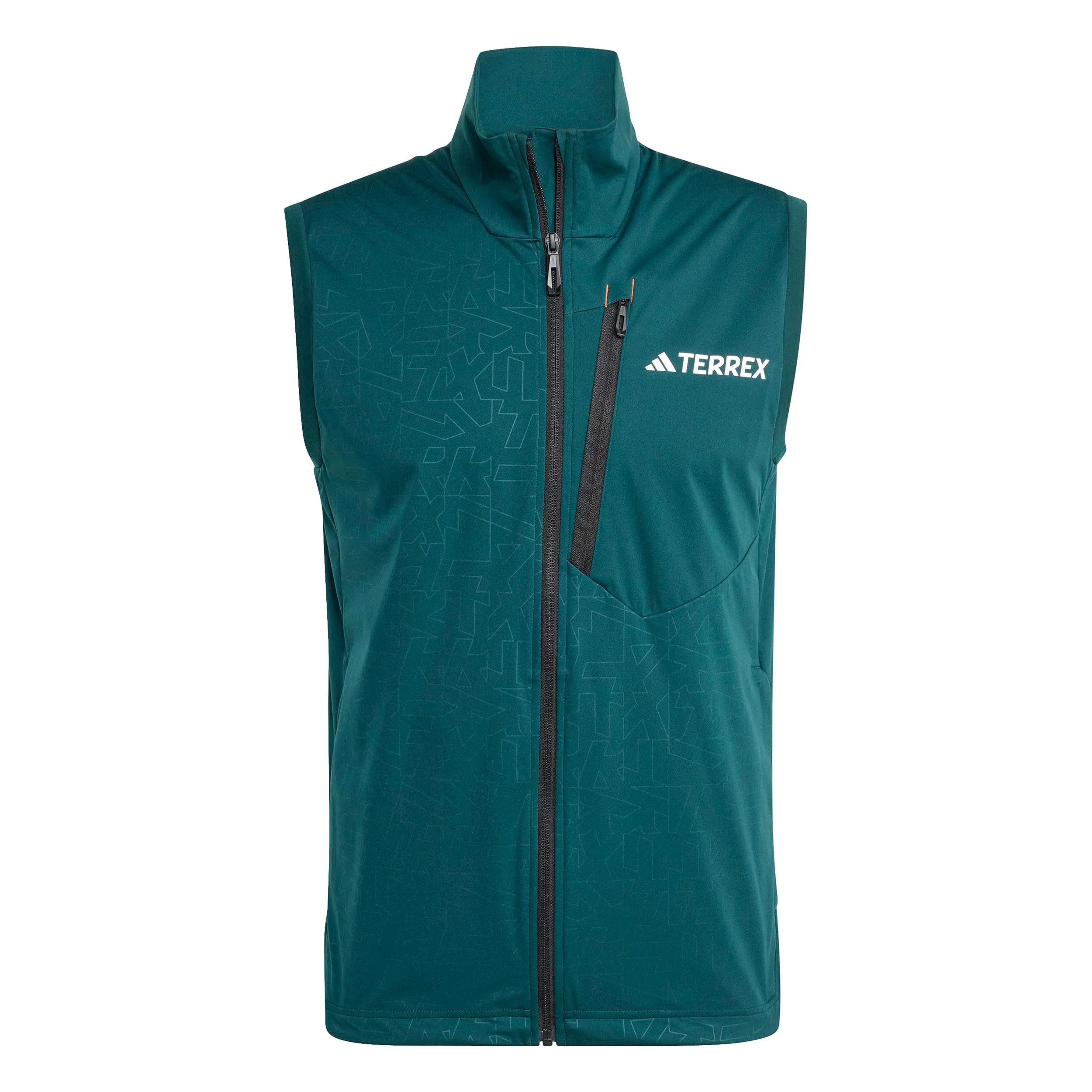 Terrex XPR Softshell Kamizelka do biegania Mężczyźni-zieleń