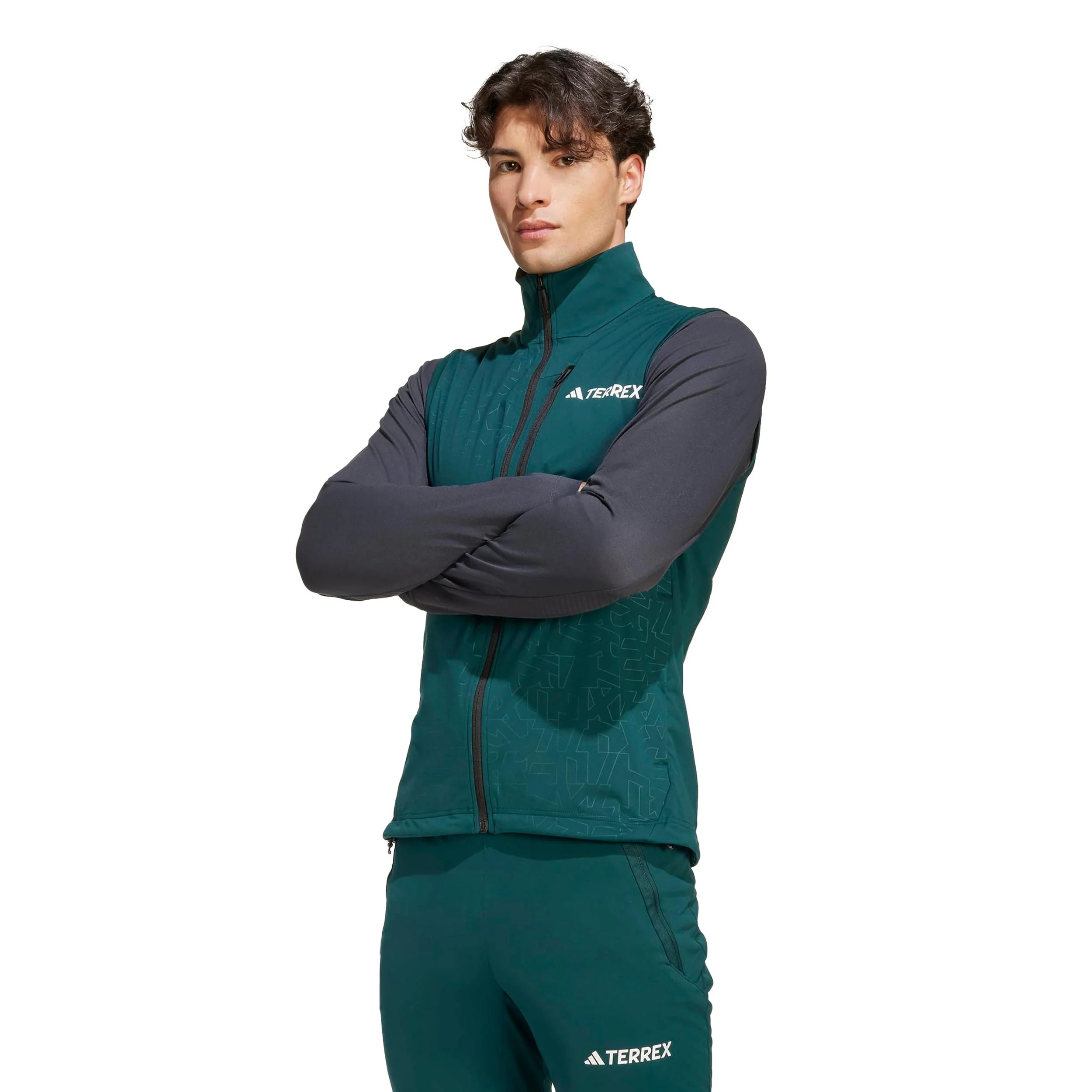 Terrex XPR Softshell Kamizelka do biegania Mężczyźni-zieleń - Image 2