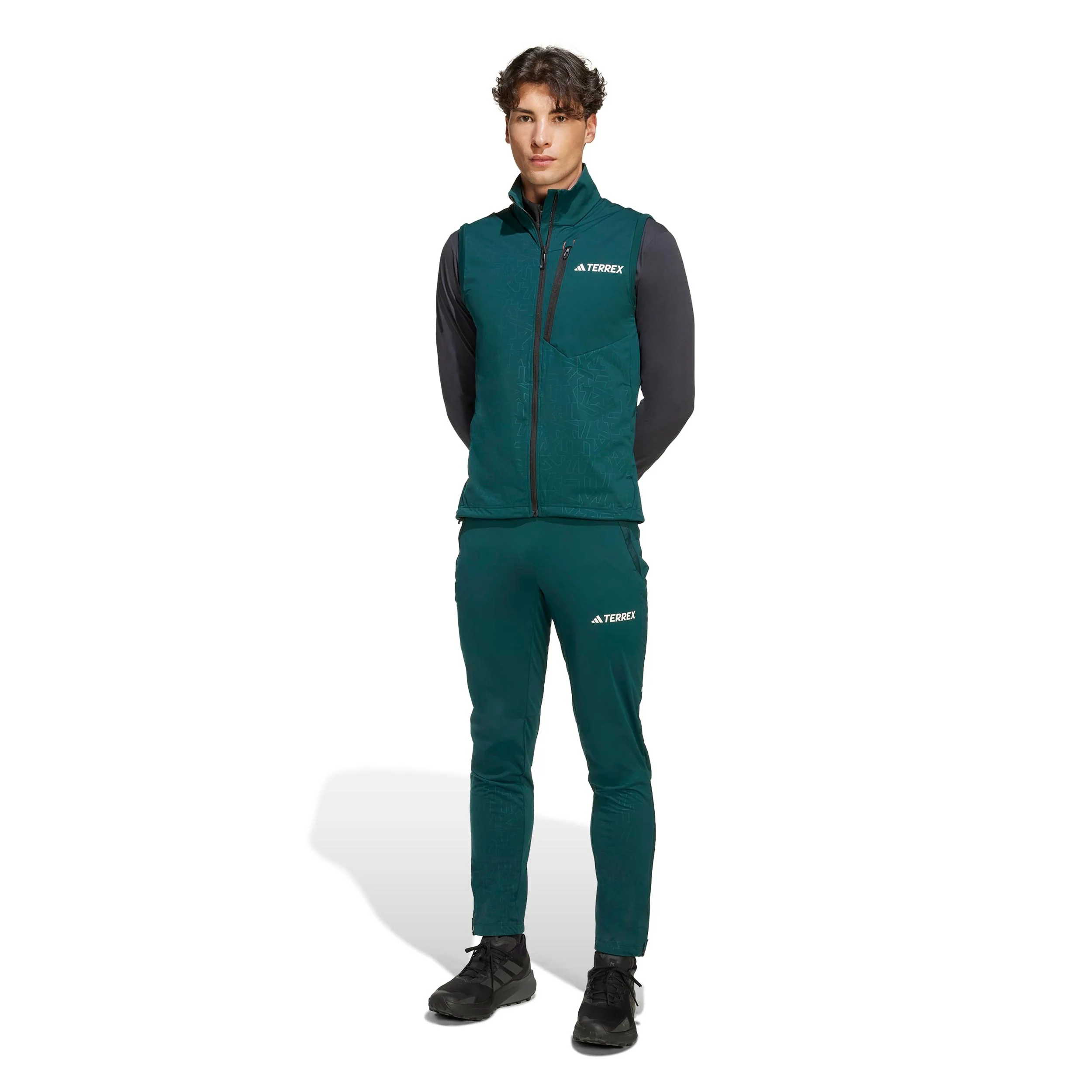 Terrex XPR Softshell Kamizelka do biegania Mężczyźni-zieleń - Image 5