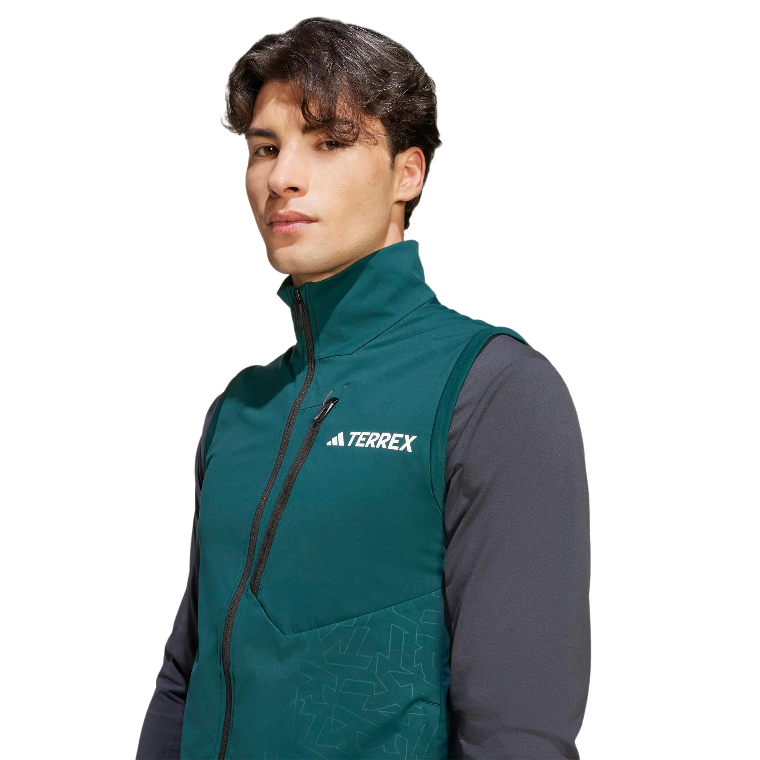 Terrex XPR Softshell Kamizelka do biegania Mężczyźni-zieleń - Image 6