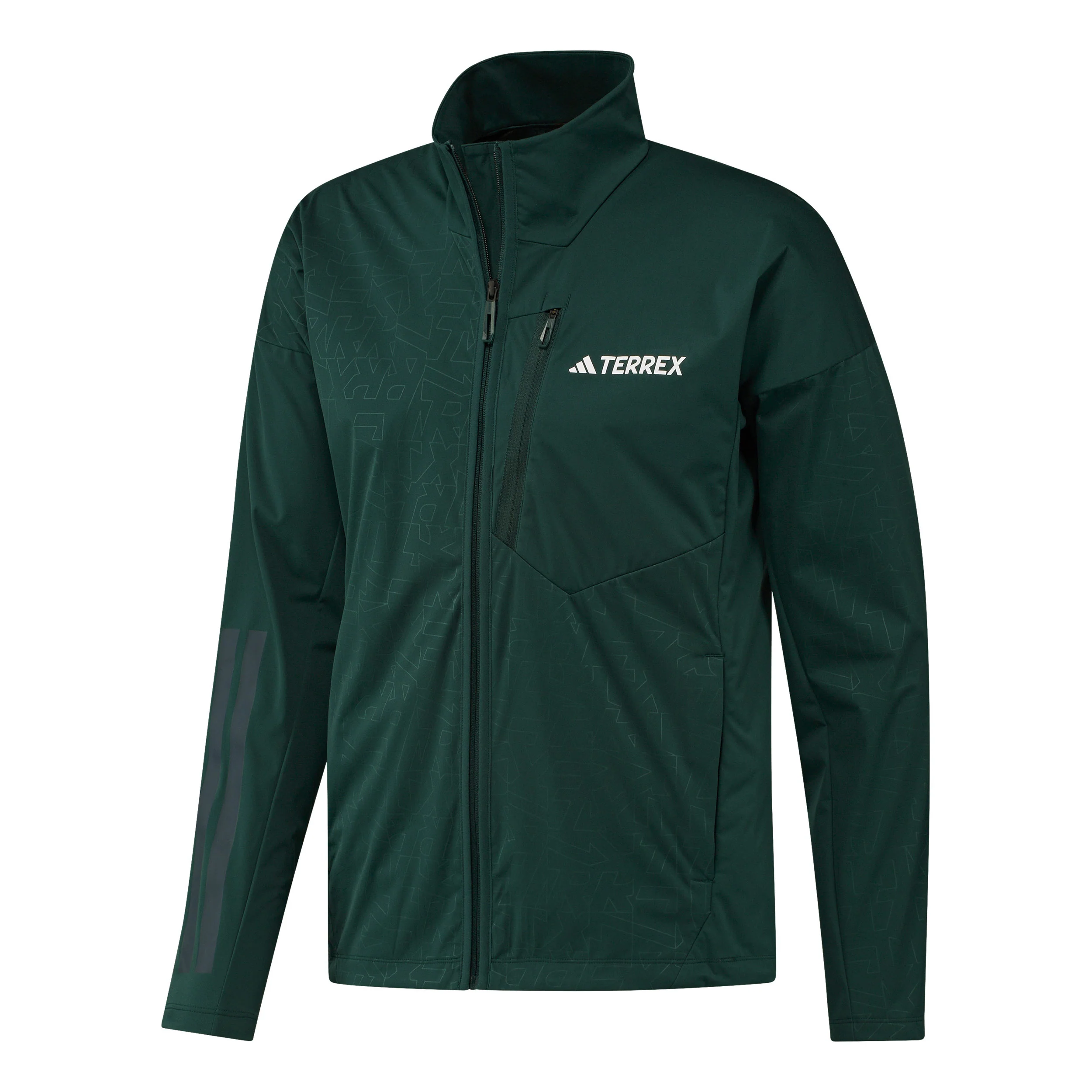 Terrex XPR Softshell Kurtka do biegania Mężczyźni-zieleń