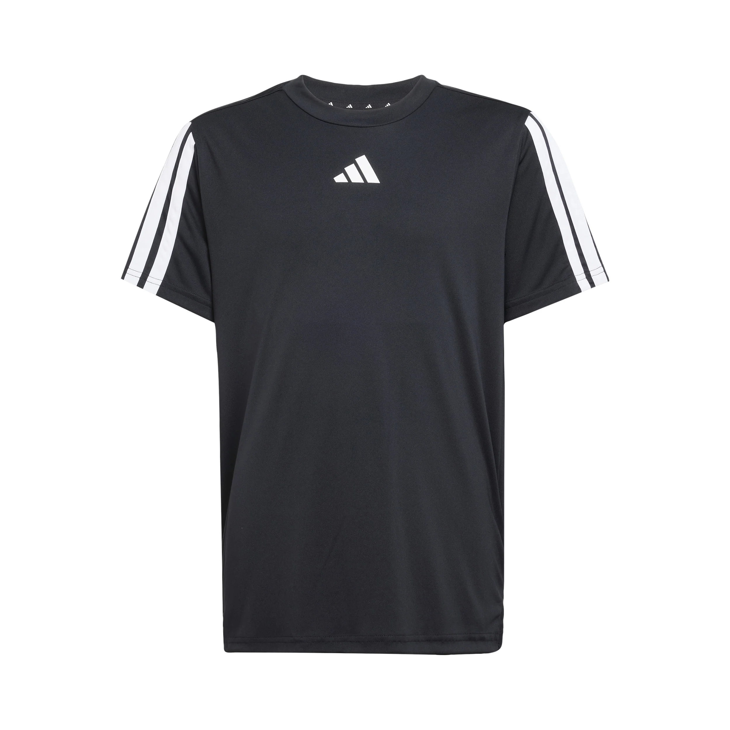 Training Essentials 3 Stripes Koszulka Dzieci-Czarny,Biały