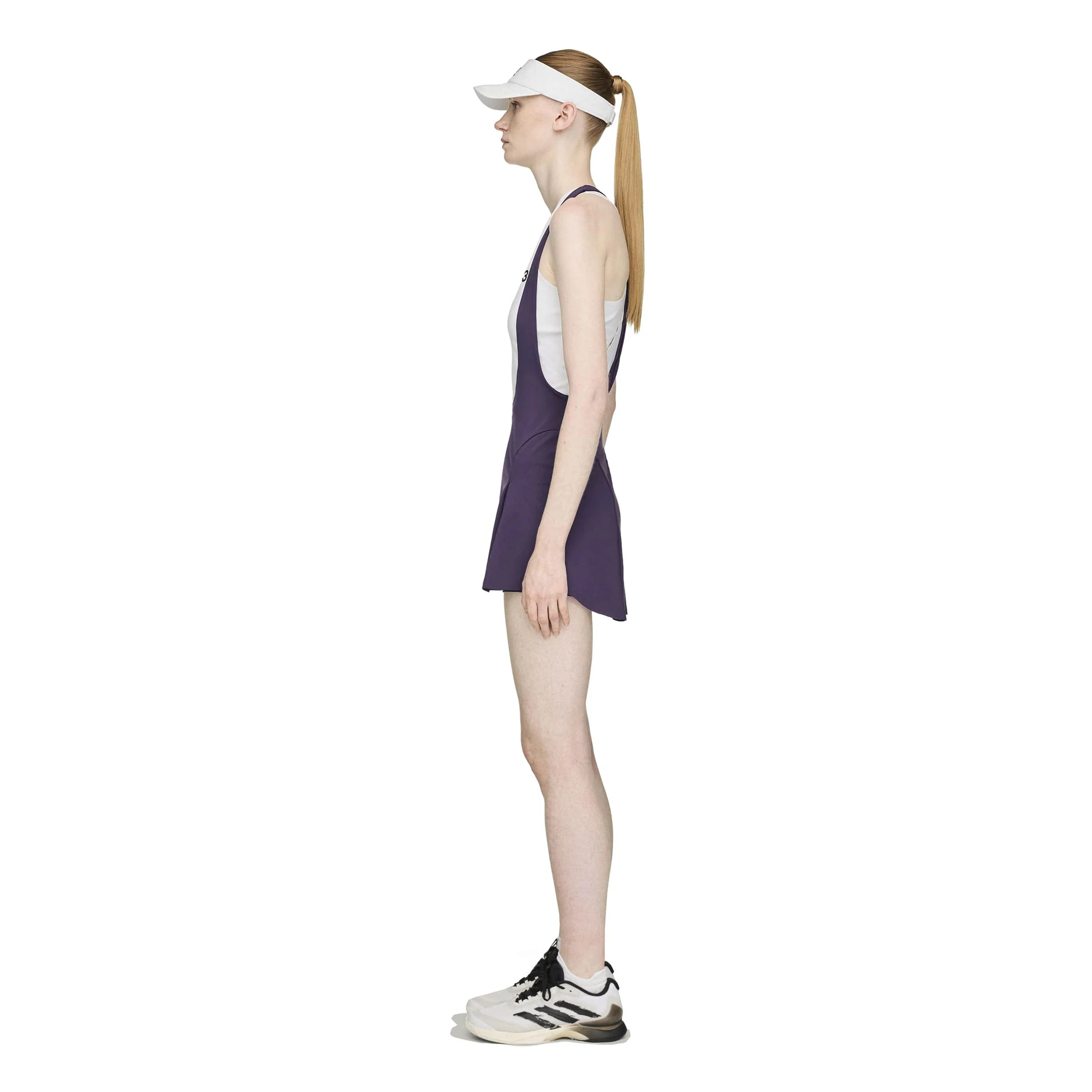 Y-3 Crop Tank Top Kobiety-Szary - Image 4