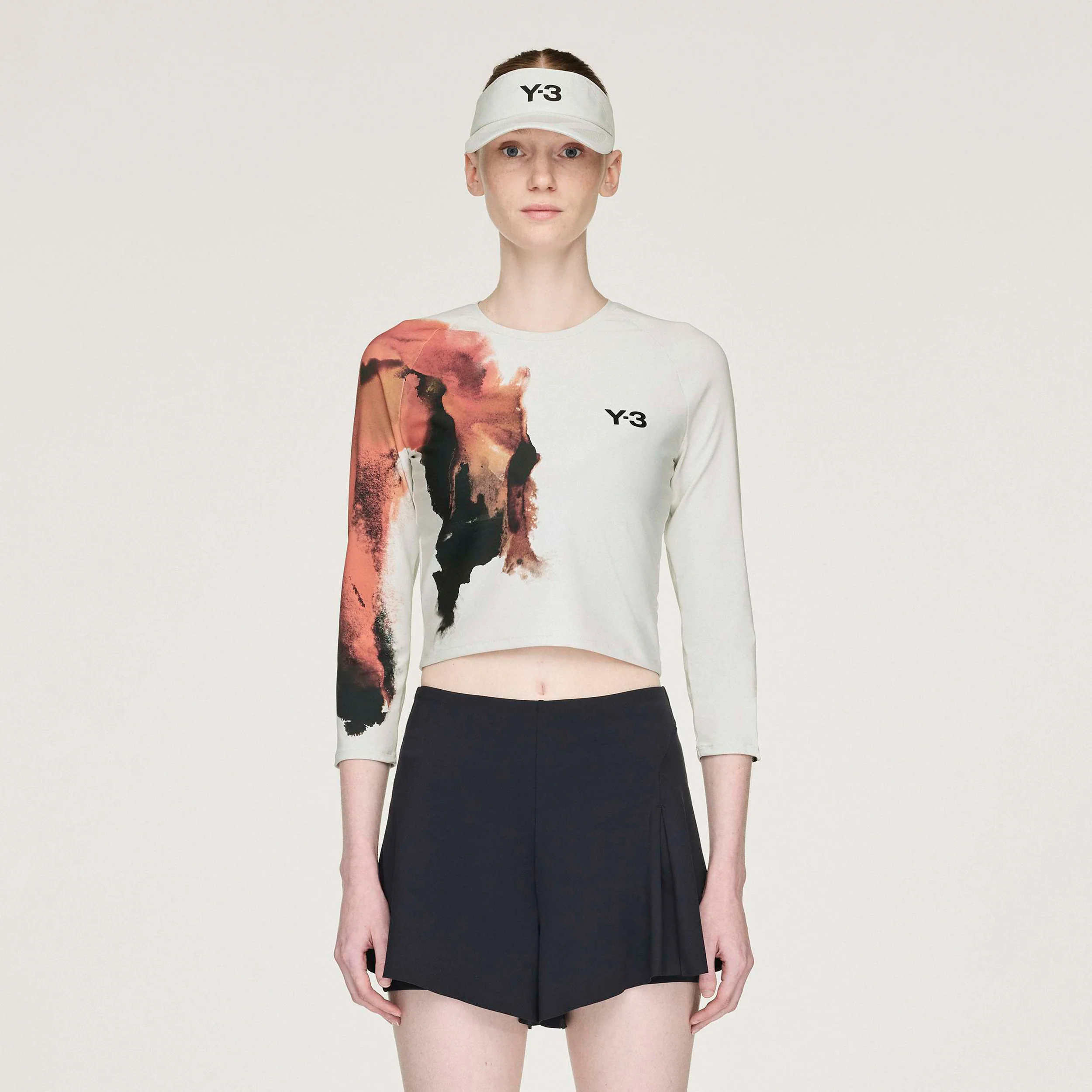 Y-3 Crop Tank top Kobiety - szary, wielokolorowy