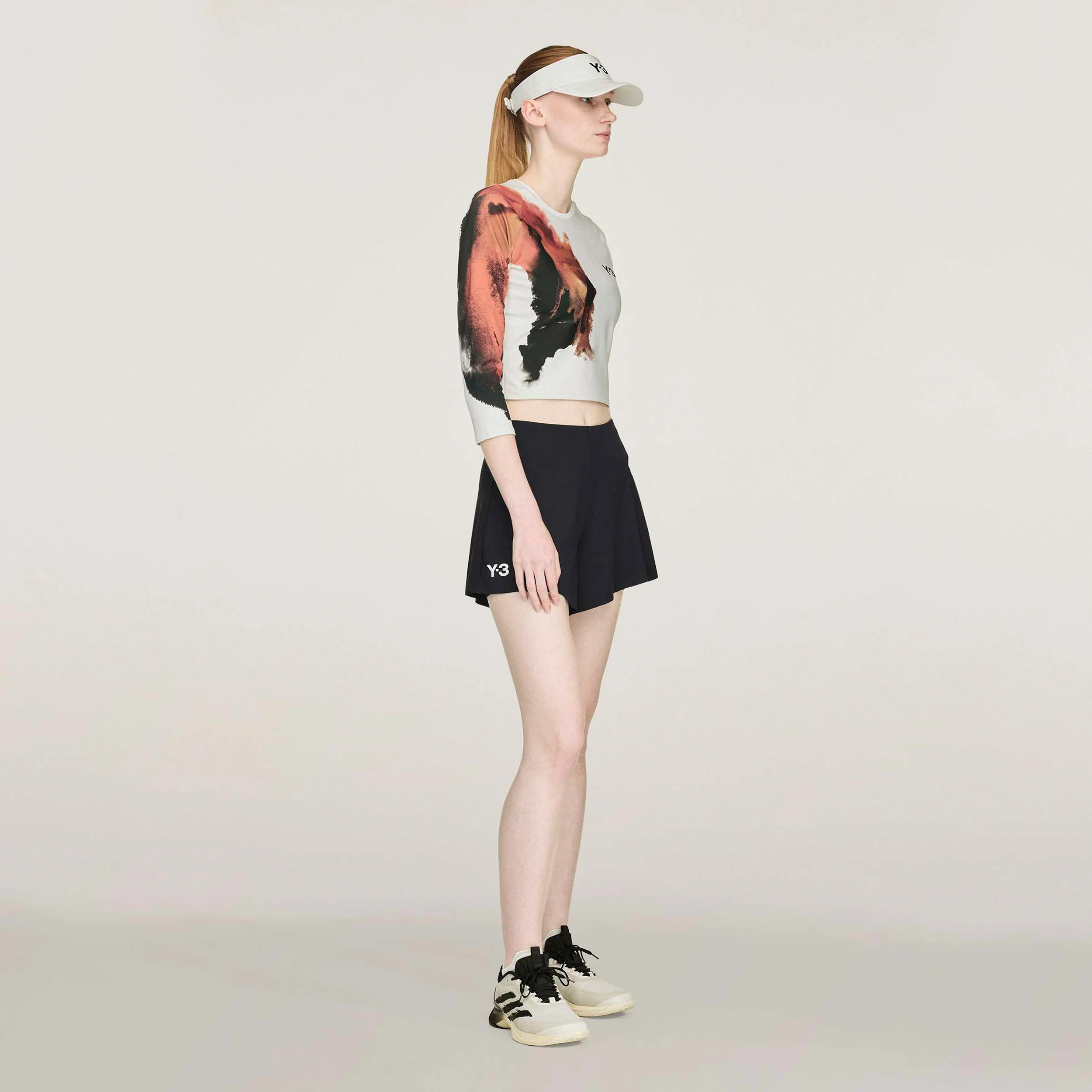 Y-3 Crop Tank top Kobiety - szary, wielokolorowy - Image 2