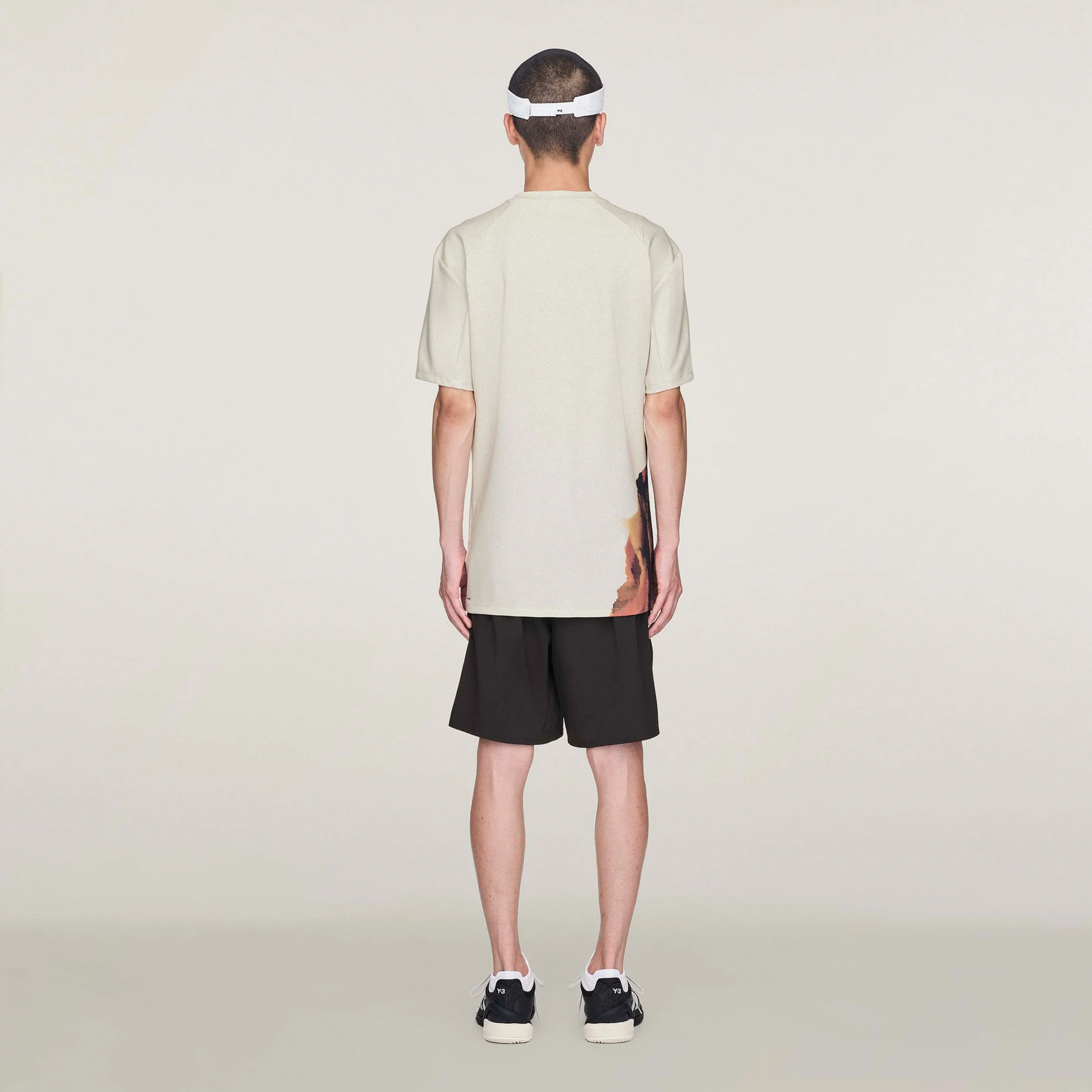 Y-3 Koszulka Mężczyźni-Krem,Wielokolorowy - Image 3