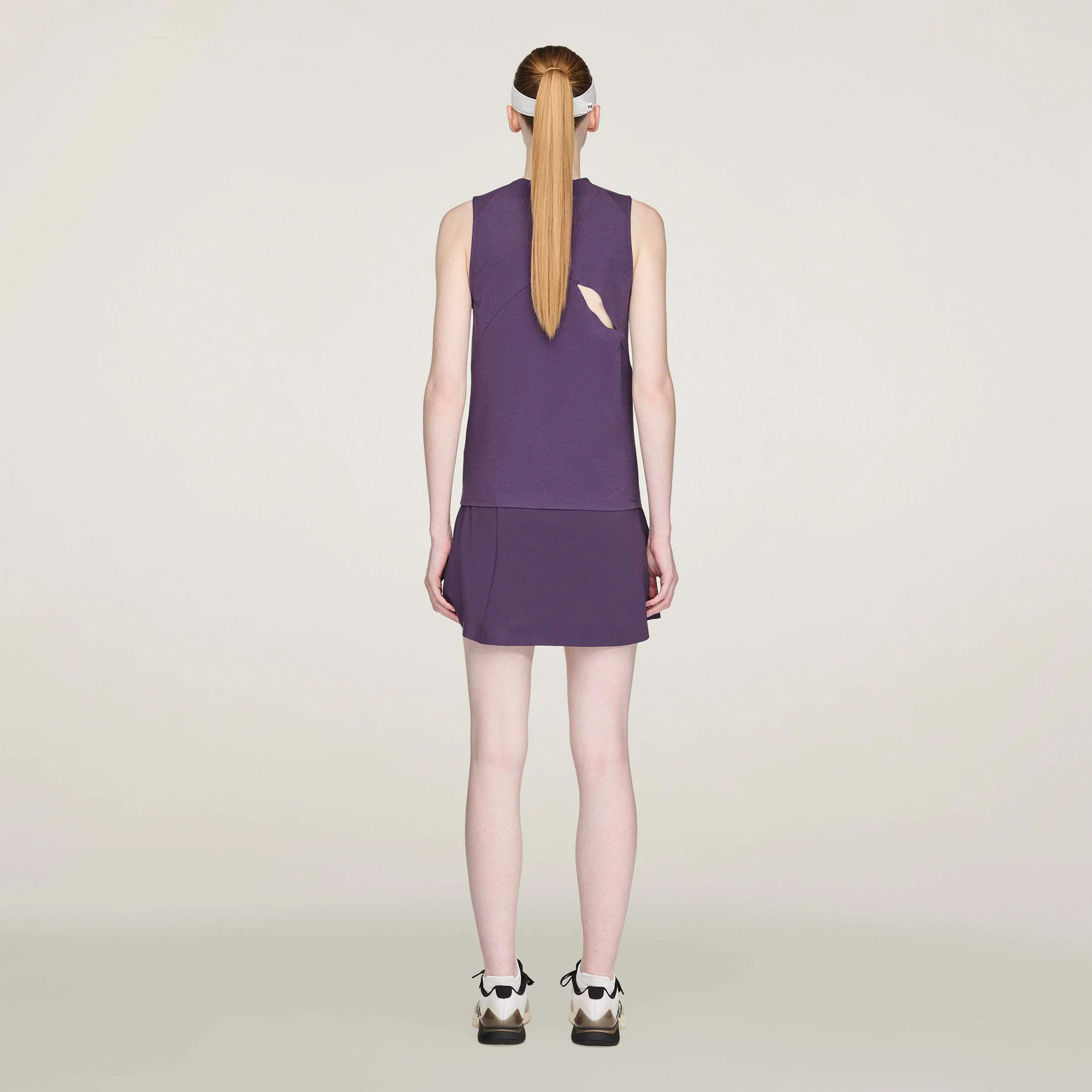 Y-3 Match Spódnica Kobiety-Fioletowy - Image 3