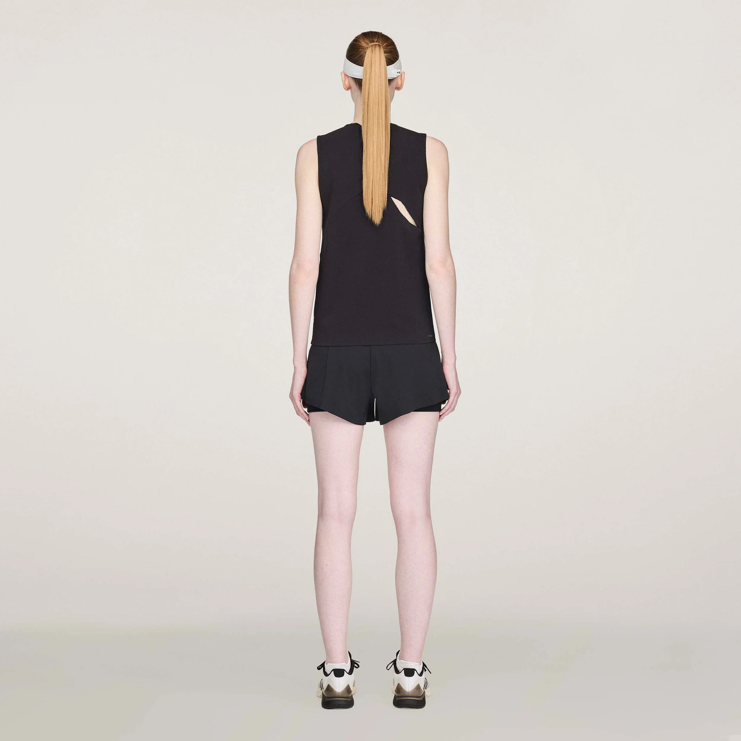 Y-3 Match Szorty Kobiety-Czarny - Image 3