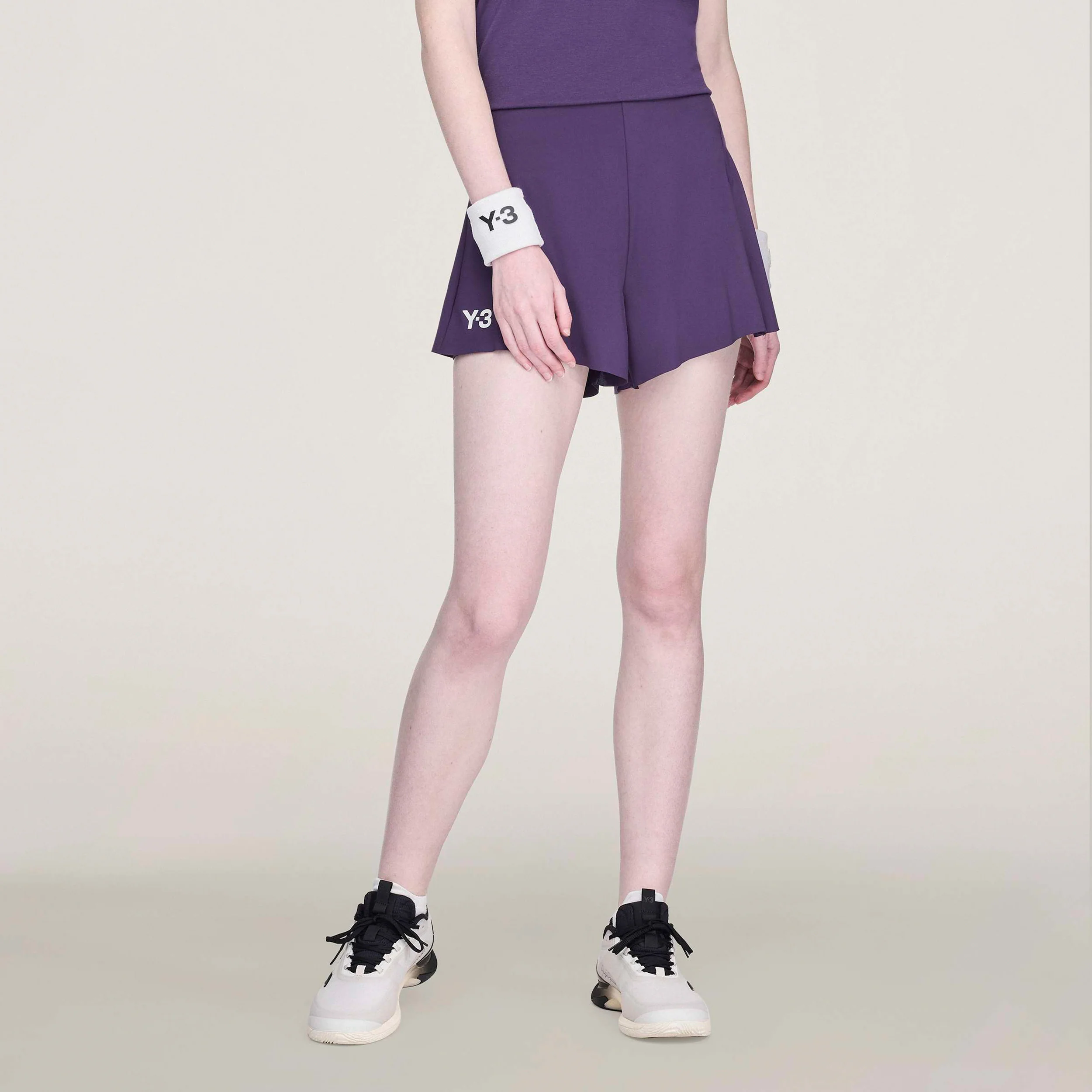 Y-3 Match Szorty Kobiety-Fioletowy - Image 2