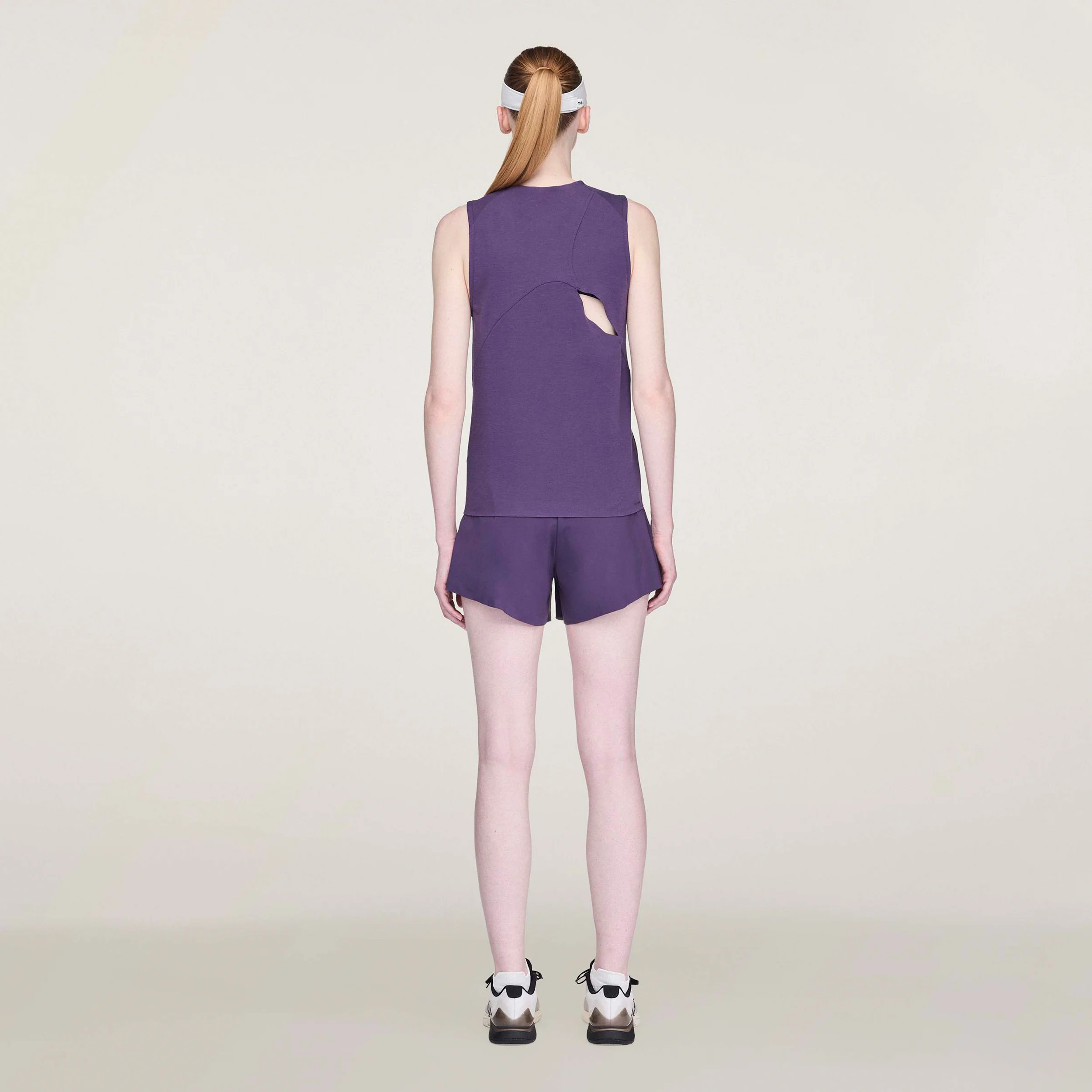 Y-3 Match Szorty Kobiety-Fioletowy - Image 3