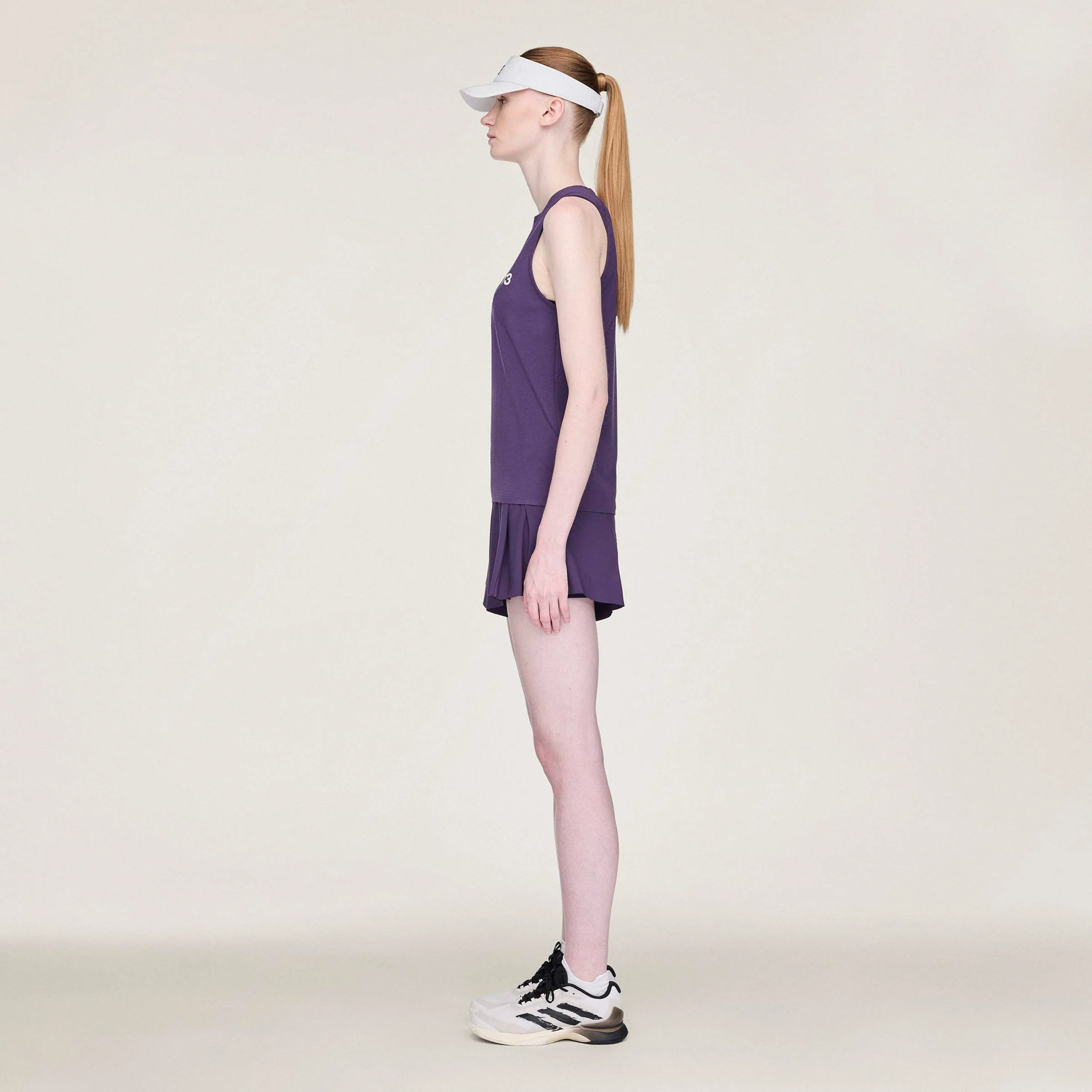Y-3 Match Szorty Kobiety-Fioletowy - Image 4