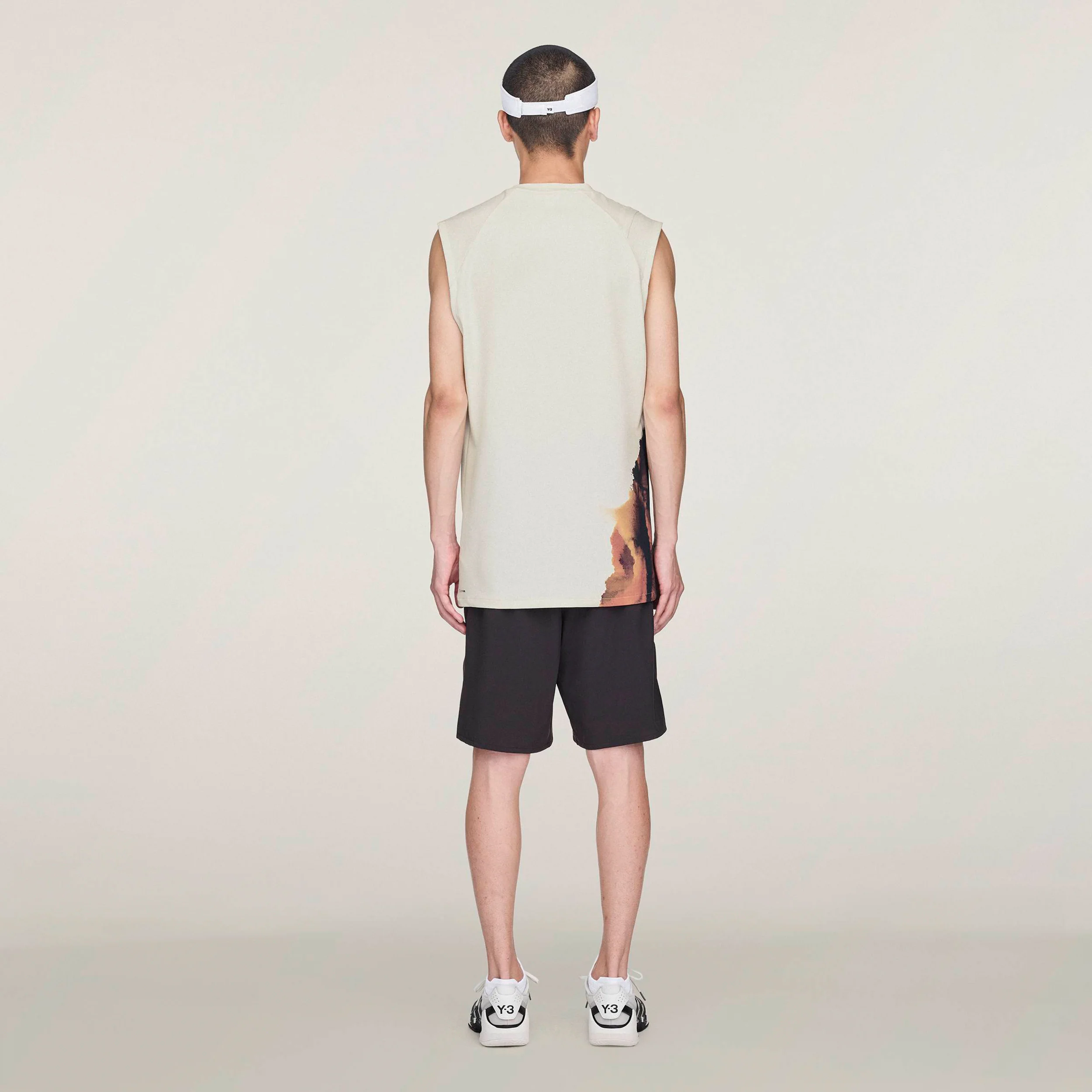 Y-3 Tank Top Mężczyźni-Krem,Wielokolorowy - Image 3